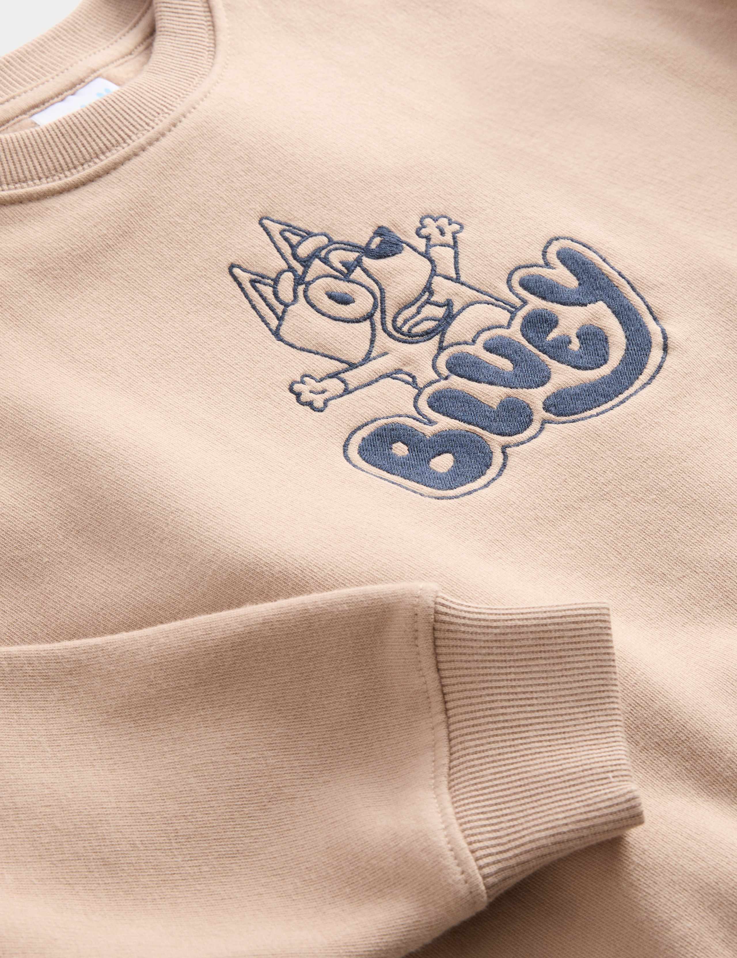 Cotton Rich Bluey™ Top & Bottom Outfit (2-8 Yrs) 4 of 4