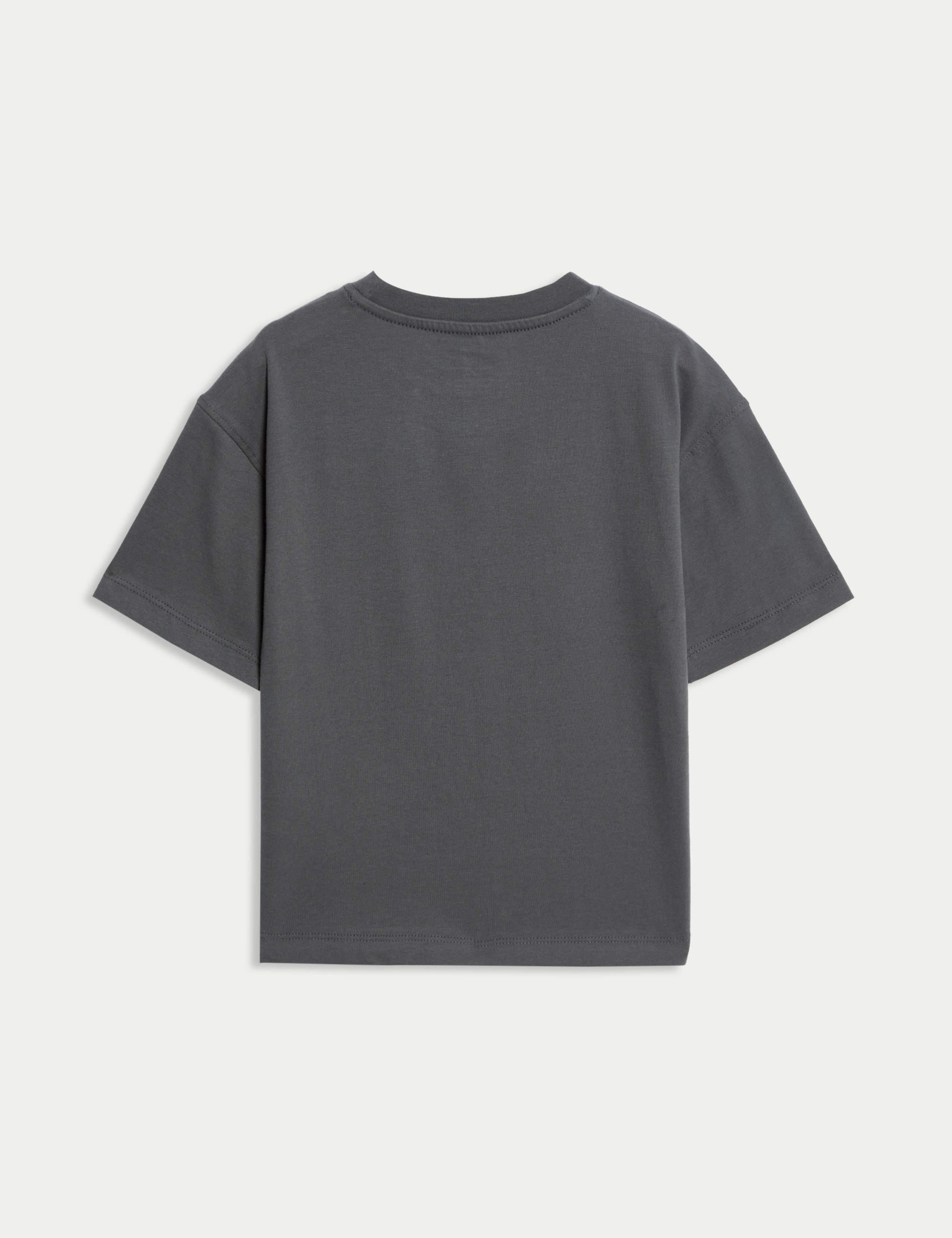 Pure Cotton Palm Graphic T-Shirt (2-8 Yrs) 2 of 2
