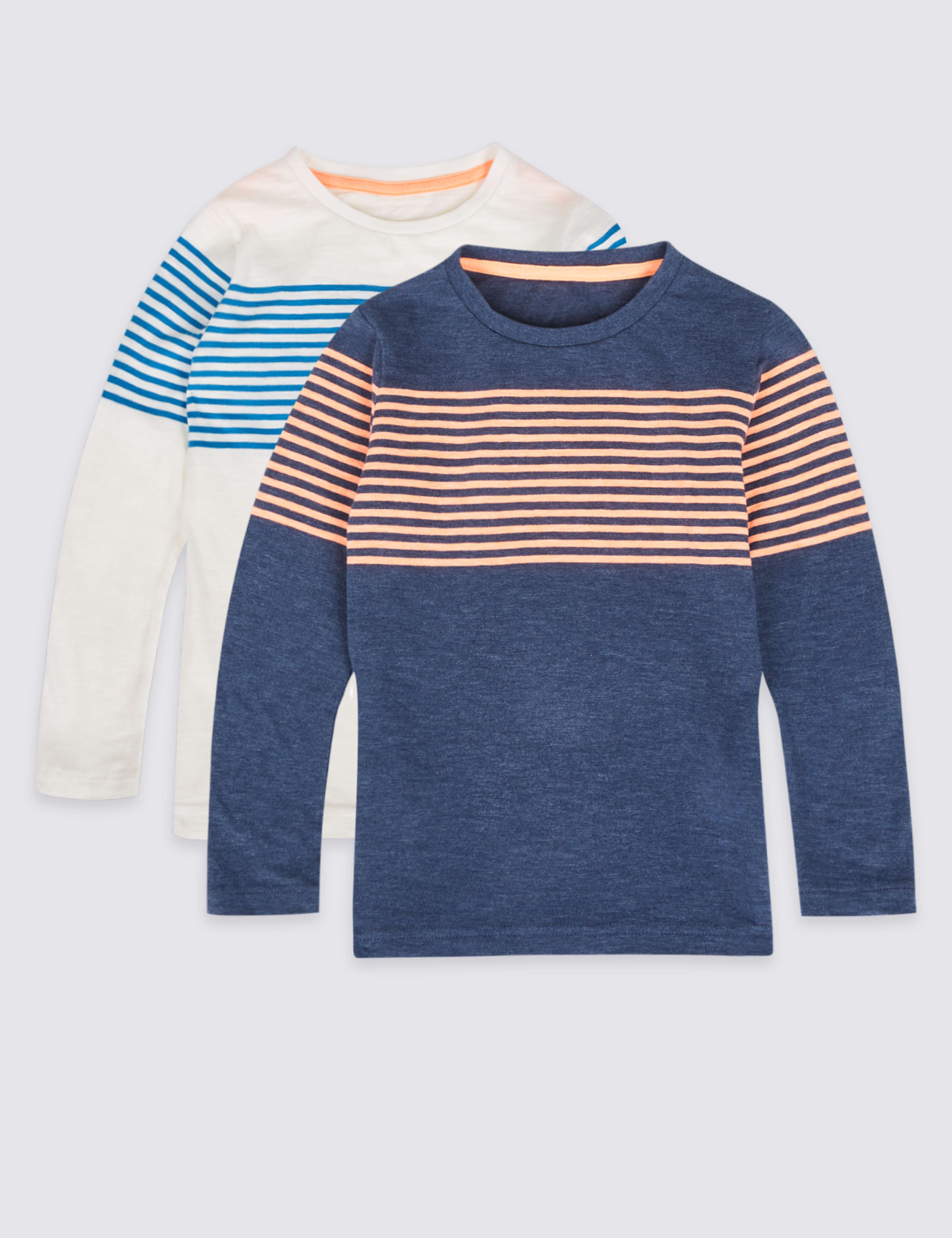 2 Pack Striped Tops (3 Months - 6 Years) 2 of 7