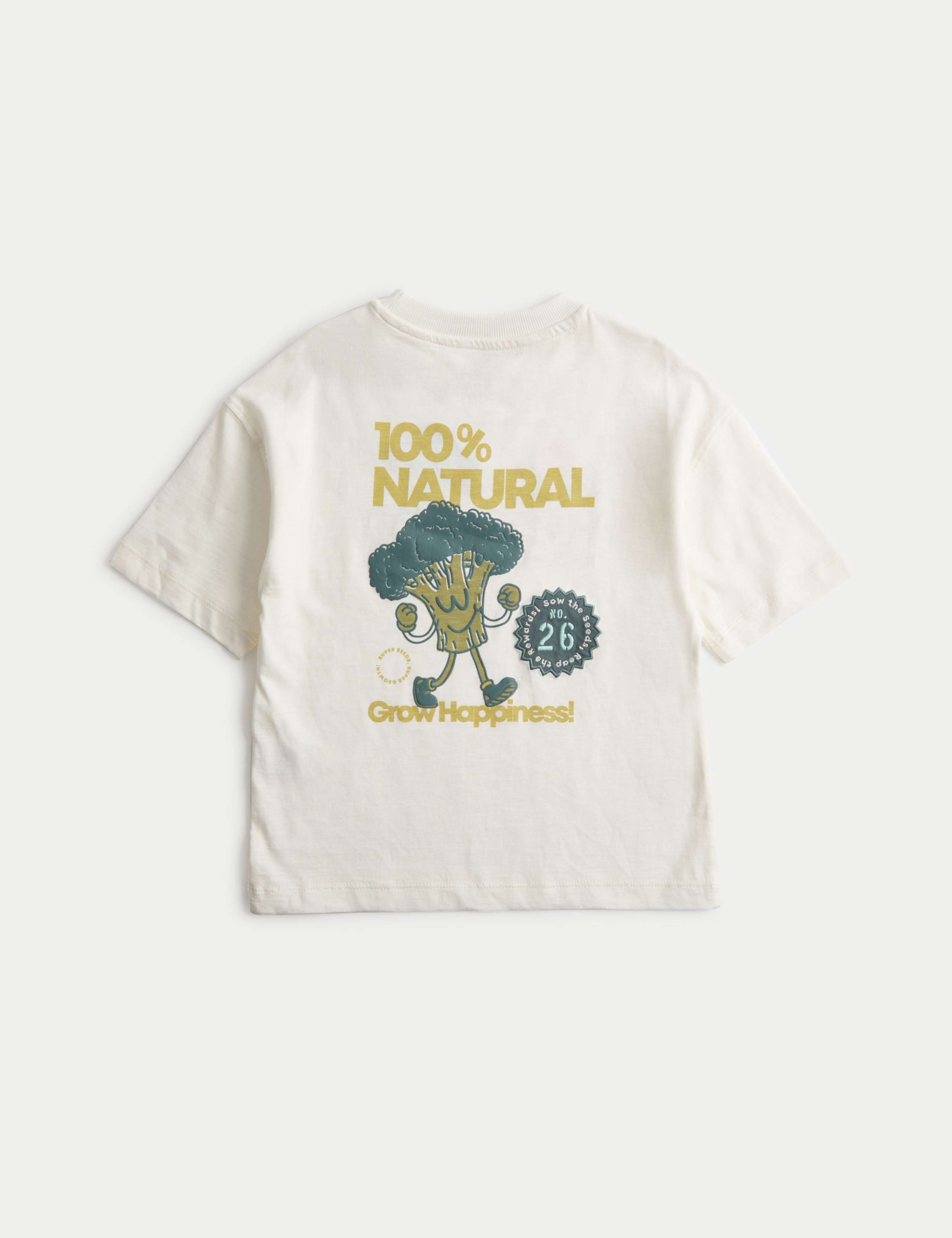Pure Cotton Vegetable Graphic T-Shirt (2-8 Yrs) 2 of 3