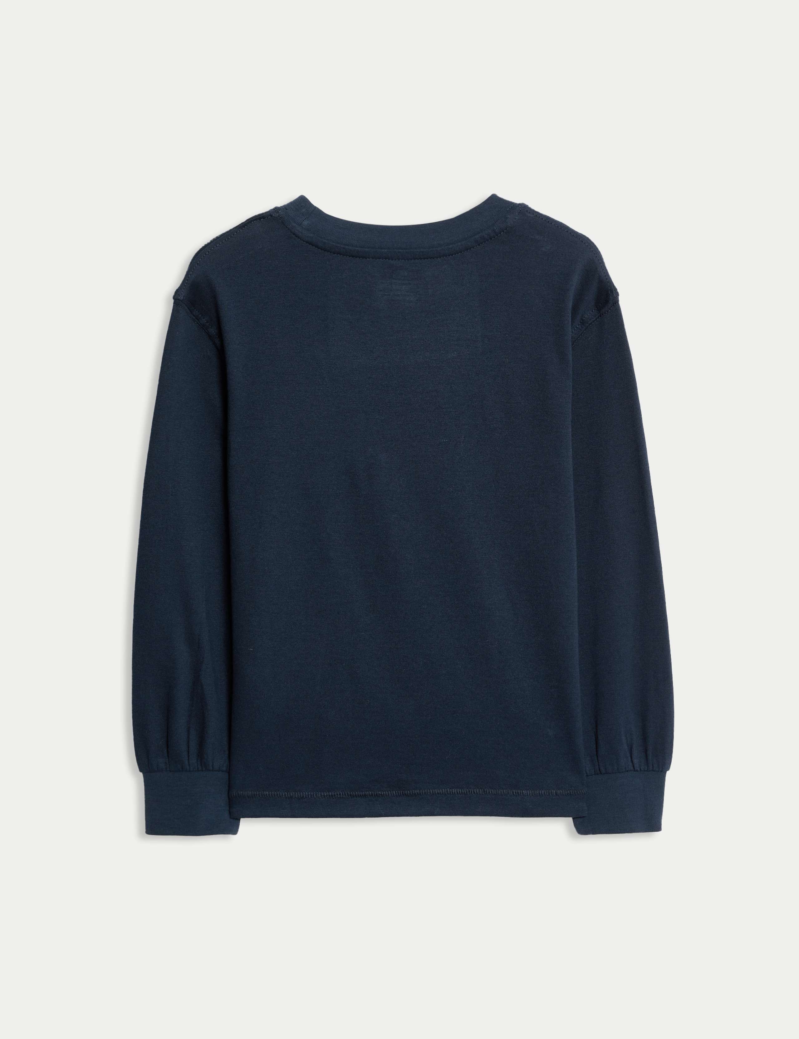 Pure Cotton Graphic Long Sleeve T-Shirt (2-8 yrs) 2 of 2