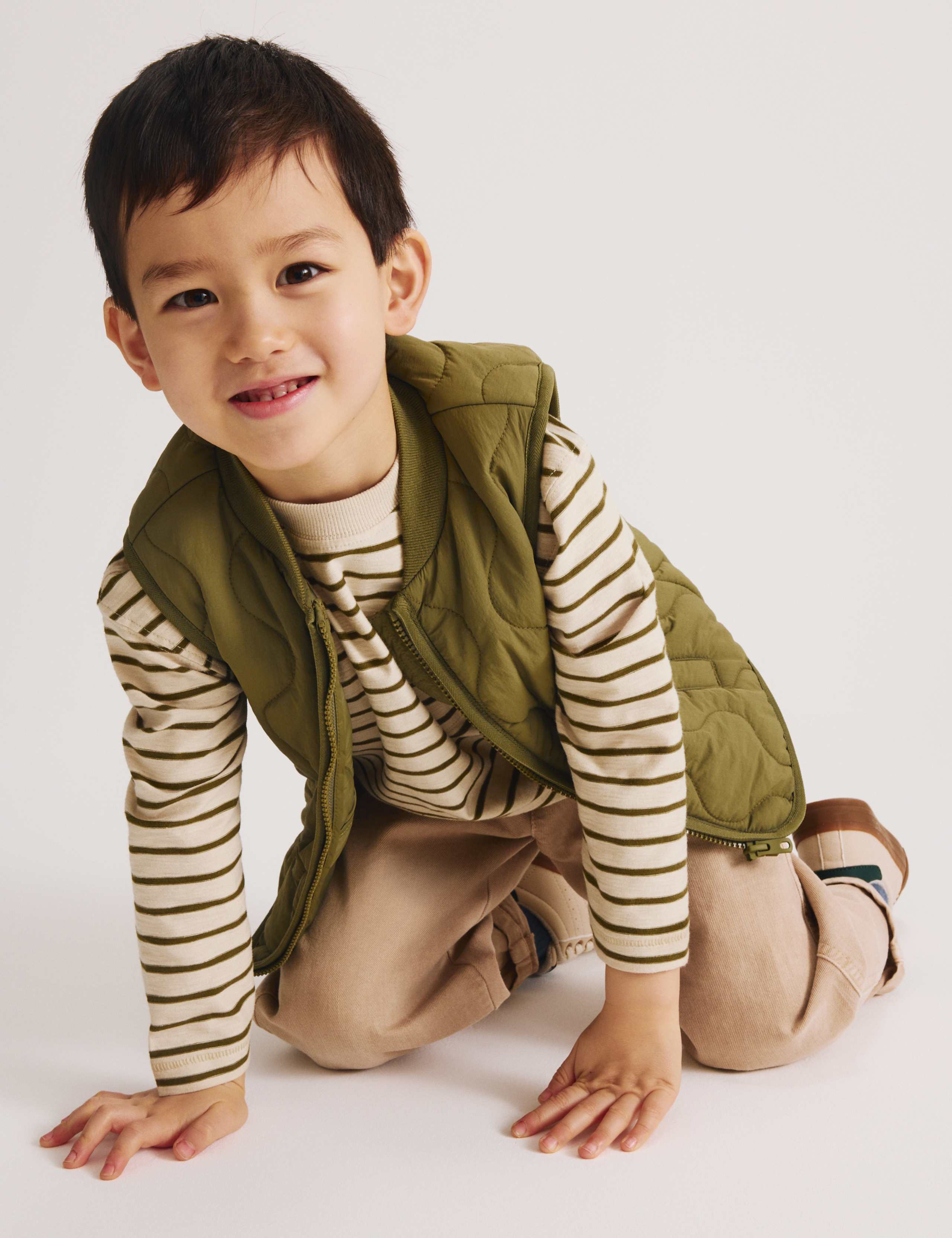 Pure Cotton Striped Top (2-8 Yrs) 4 of 7