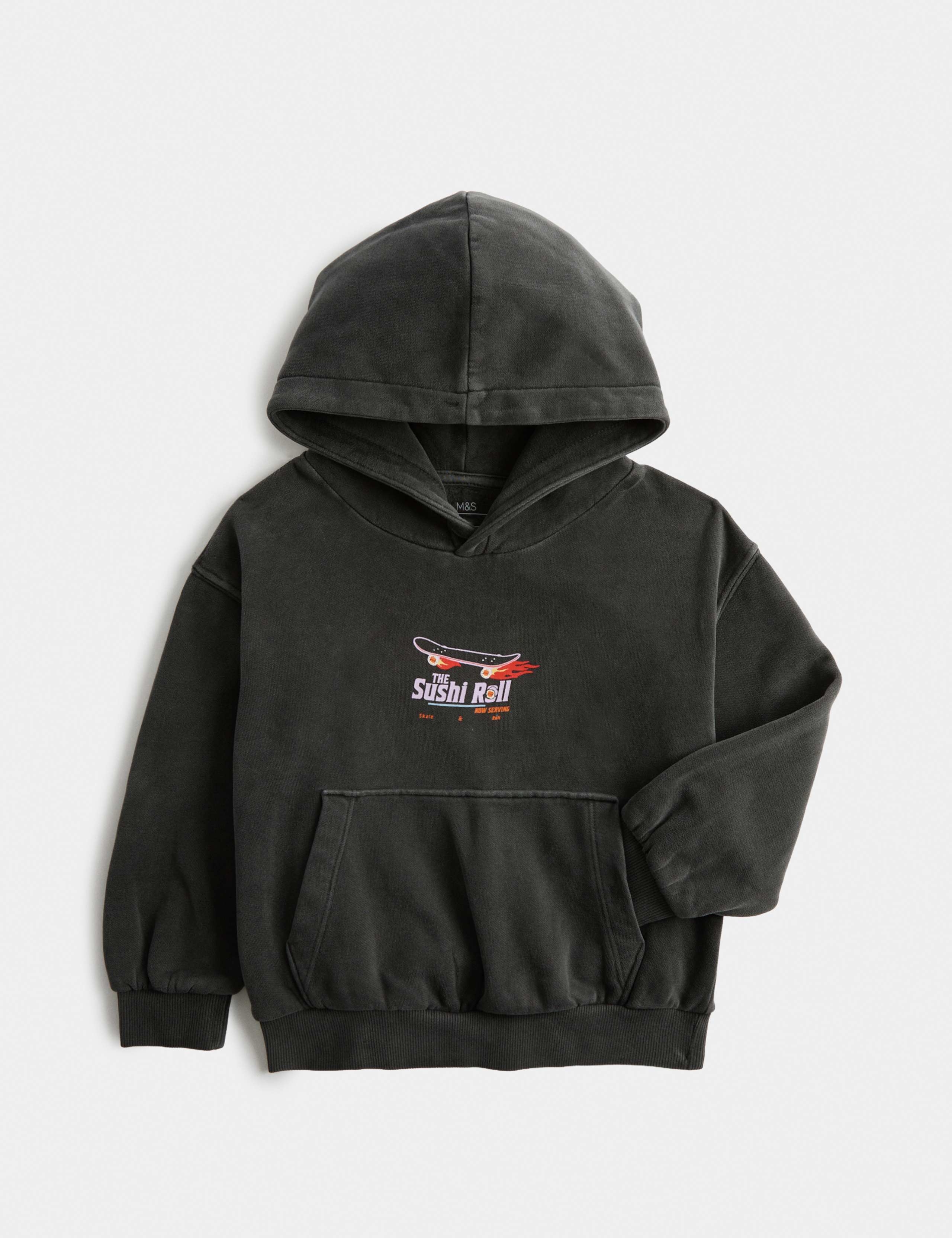 Cotton Rich Sushi Graphic Hoodie (2-8 Yrs) 1 of 2