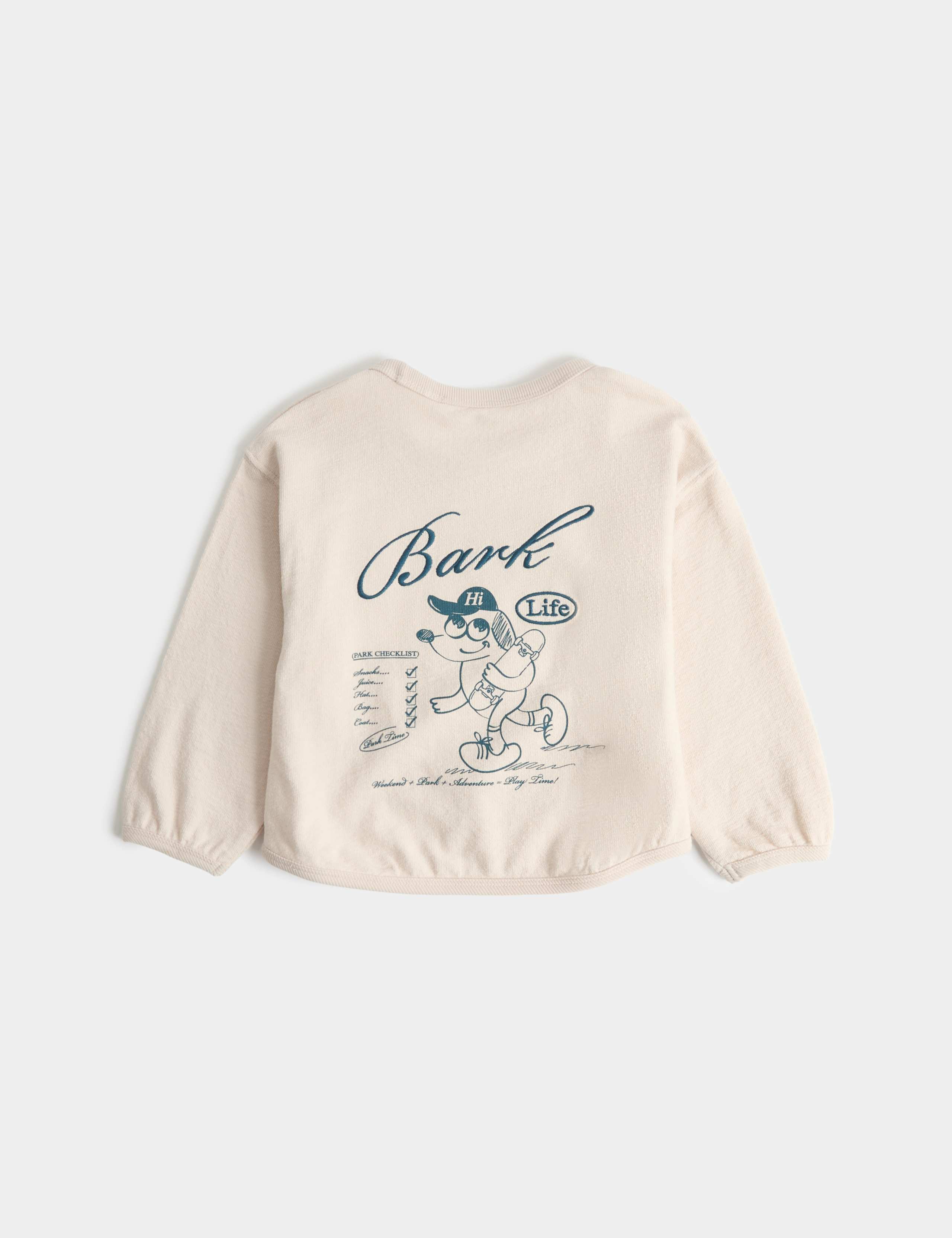 Pure Cotton Textured Graphic Top (2-8 Yrs) 3 of 3