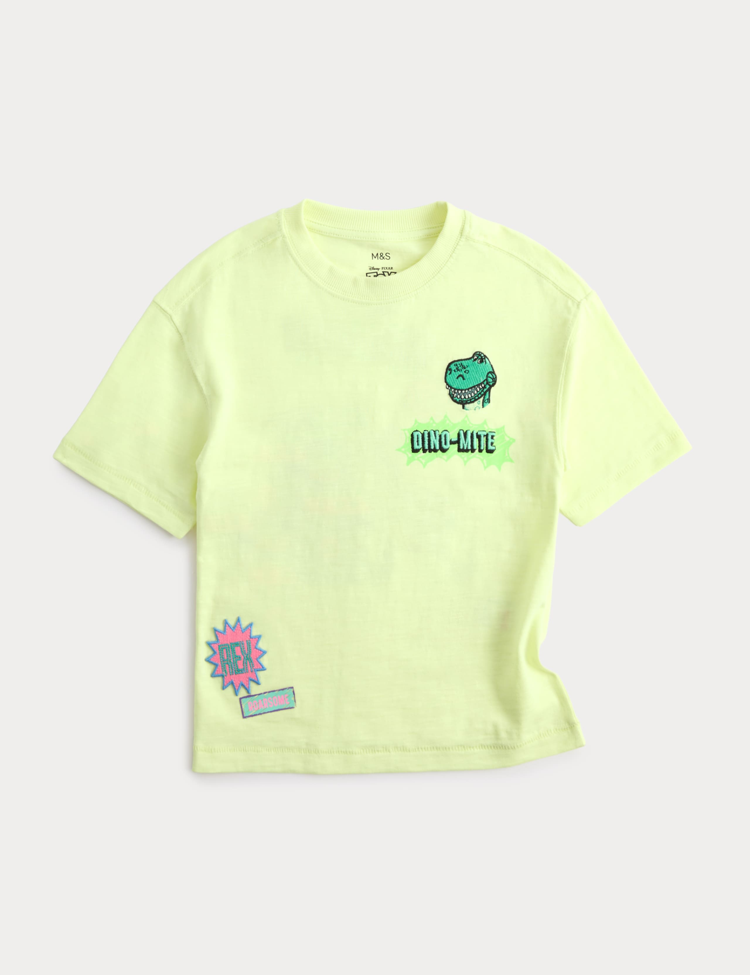 Pure Cotton Toy Story™ Dinosaur T-Shirt (2-8 Yrs) 1 of 2