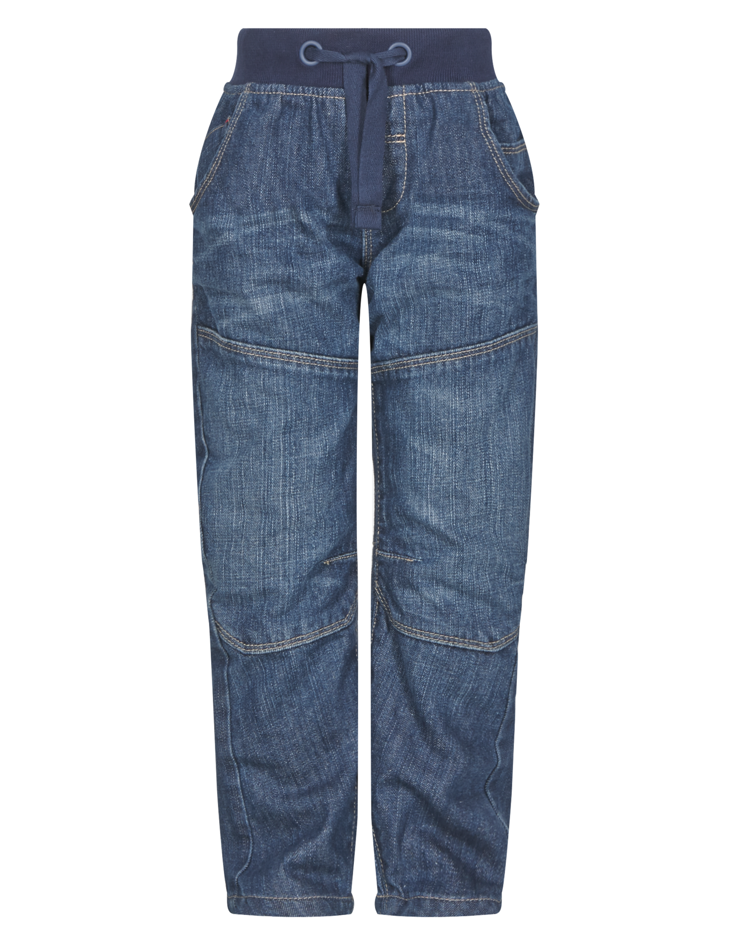 Pure Cotton Fleece Lined Jeans (1-7 Years) 2 of 3