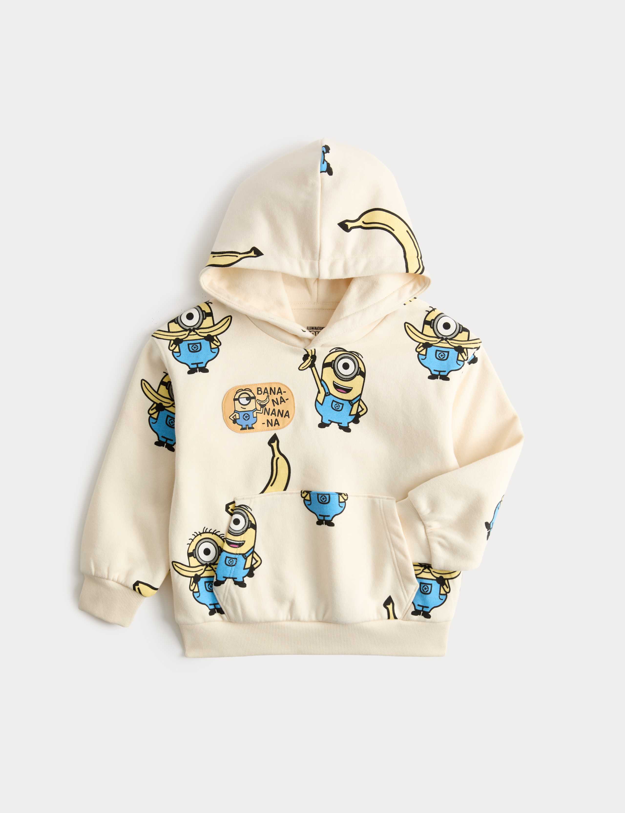 Cotton Rich Minions™ Graphic Hoodie (2-8 Yrs) 1 of 2