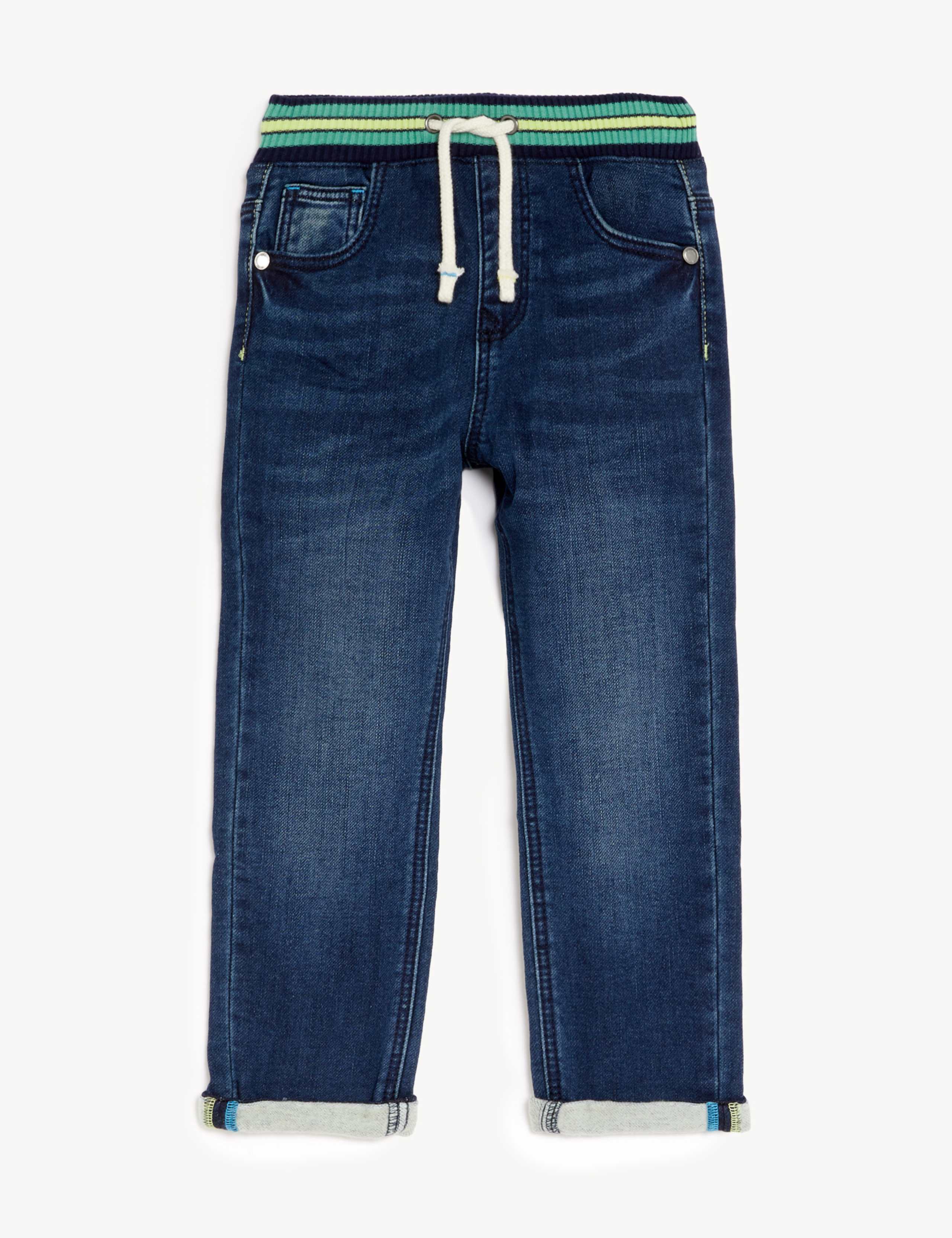 Regular Denim Rainbow Jeans (2-7 Yrs) 1 of 2