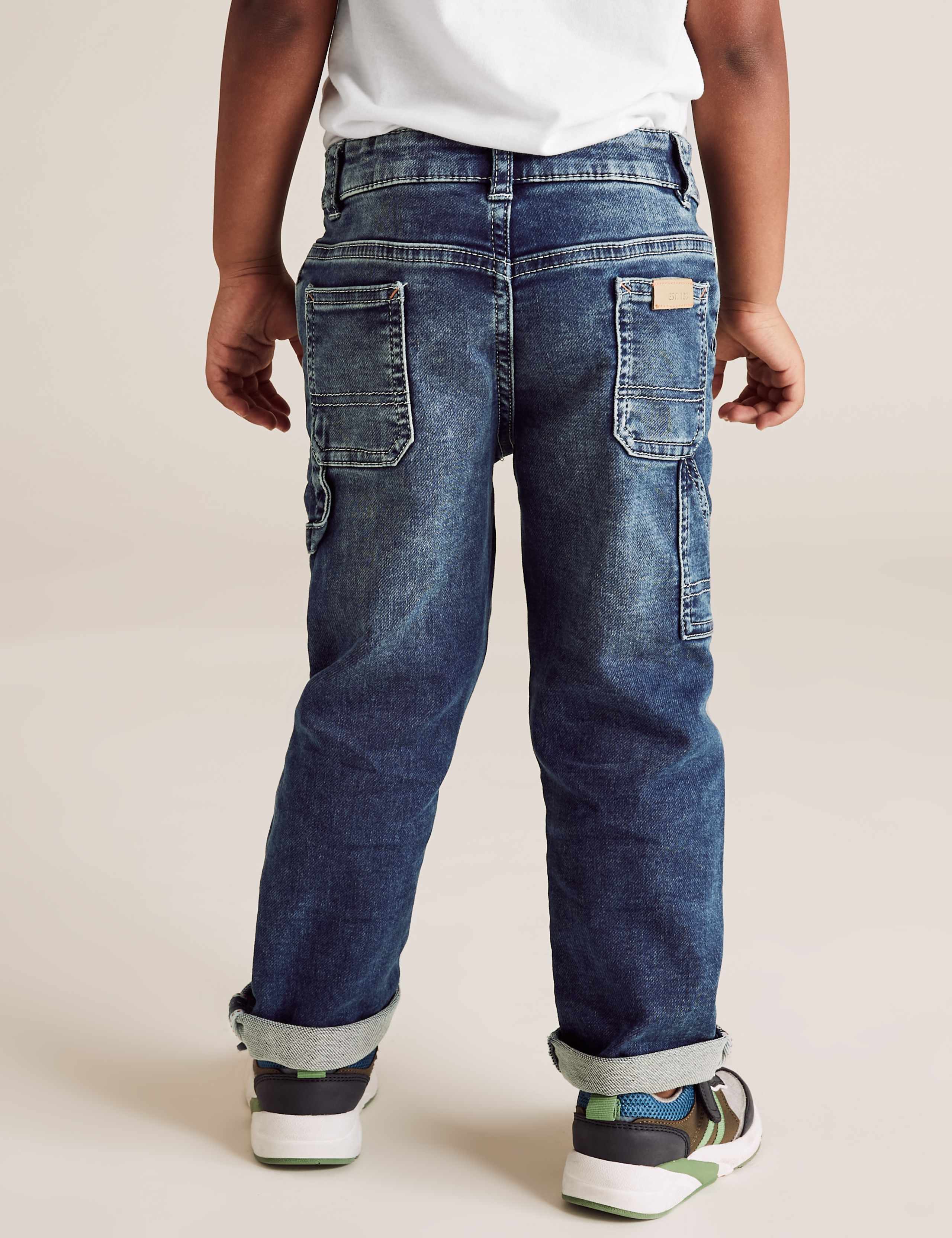 Regular Denim Carpenter Jeans (2-7 Yrs) 5 of 6