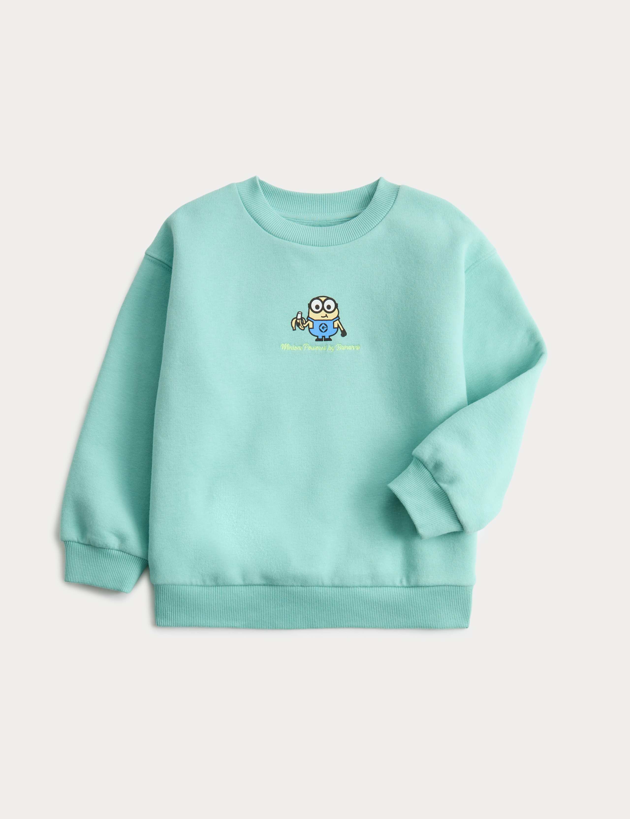 Cotton Rich Minions™ Graphic Sweatshirt (2-8 Yrs) 1 of 2