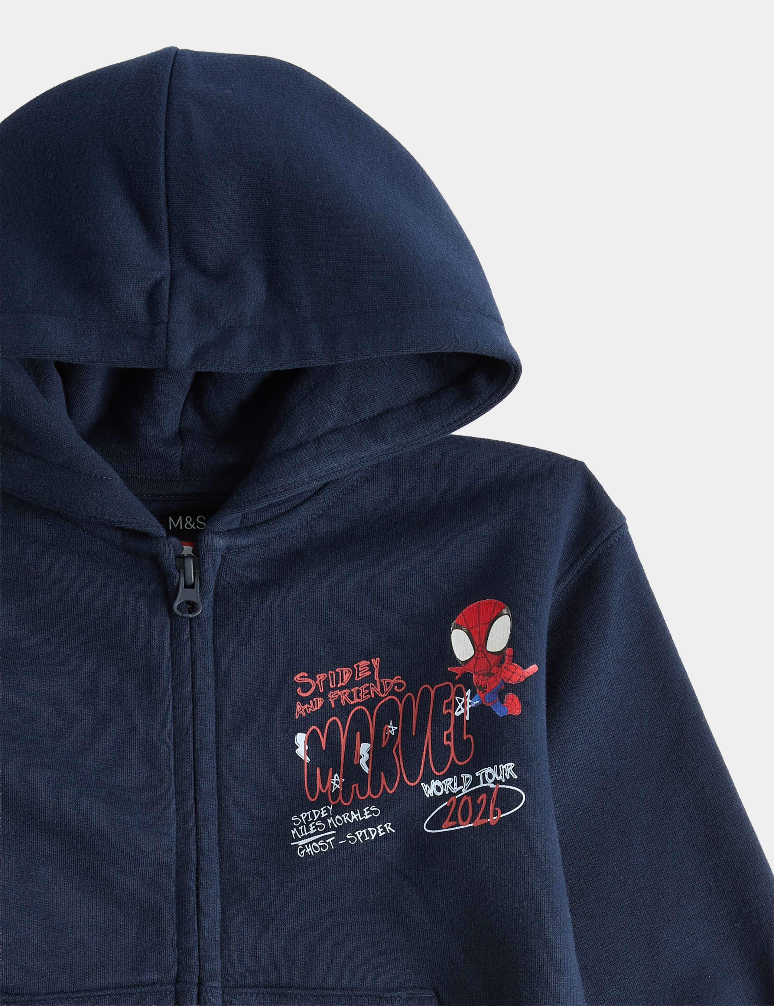 Cotton Rich Spider-Man™ Hoodie (2-8 Yrs) 3 of 3