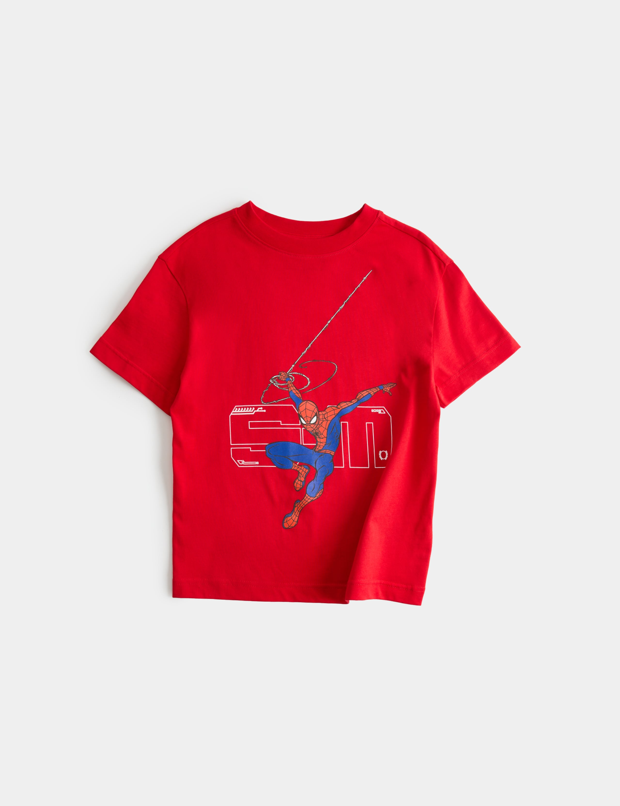 Pure Cotton Spider-Man™ T-Shirt (3-8 Yrs) 1 of 2