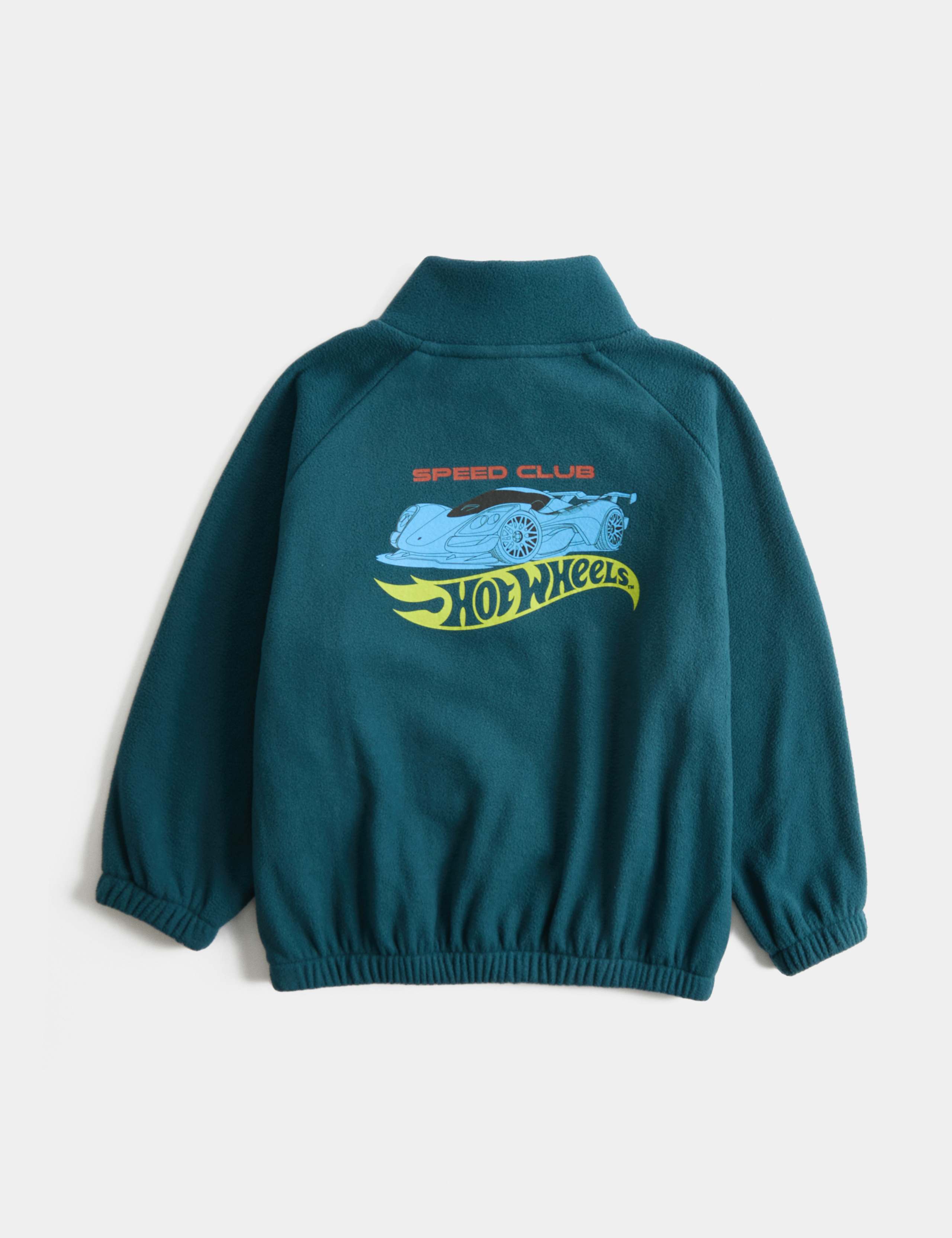 Fleece Hot Wheels™ Half Zip Jacket (2-8 Yrs) 2 of 3