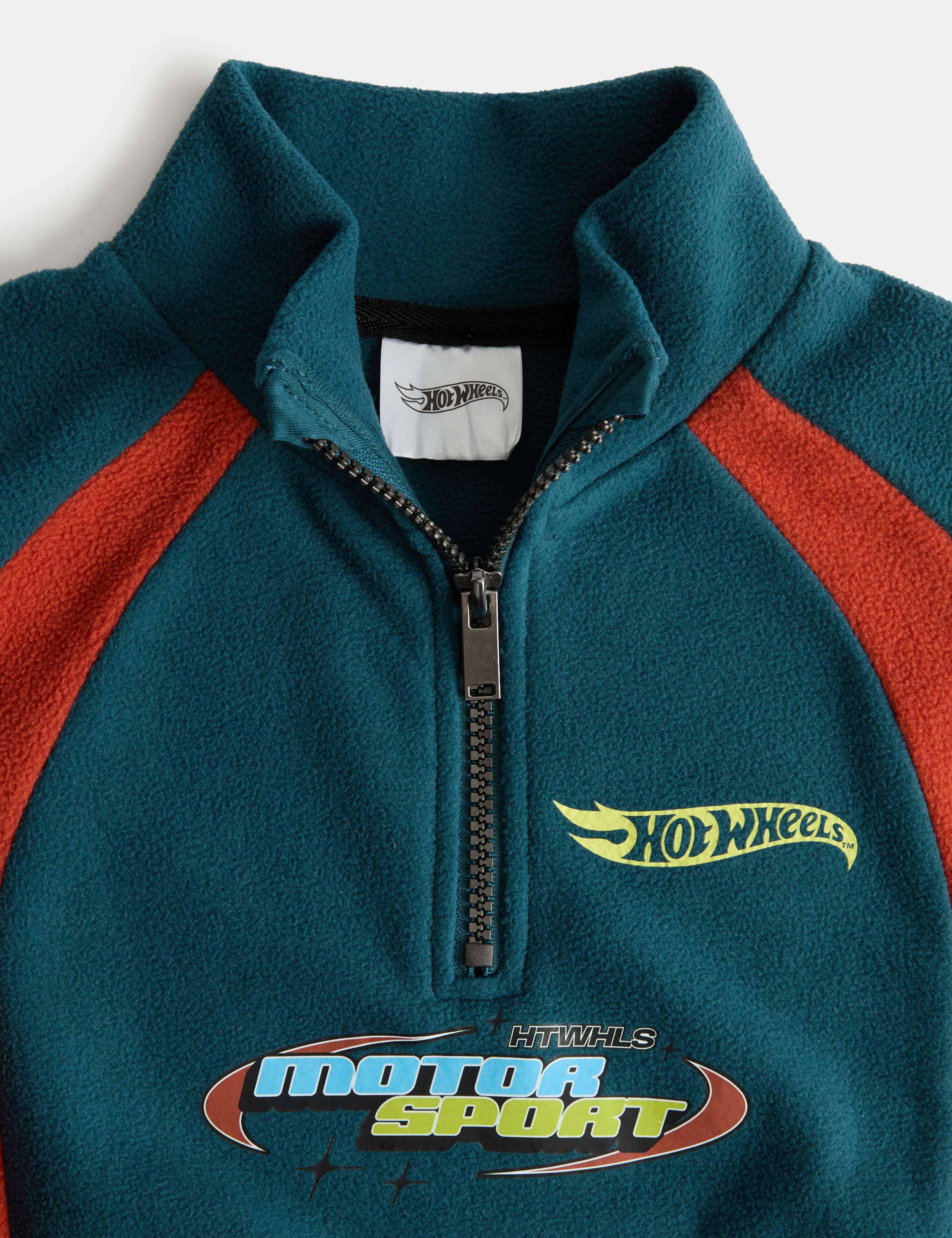 Fleece Hot Wheels™ Half Zip Jacket (2-8 Yrs) 3 of 3