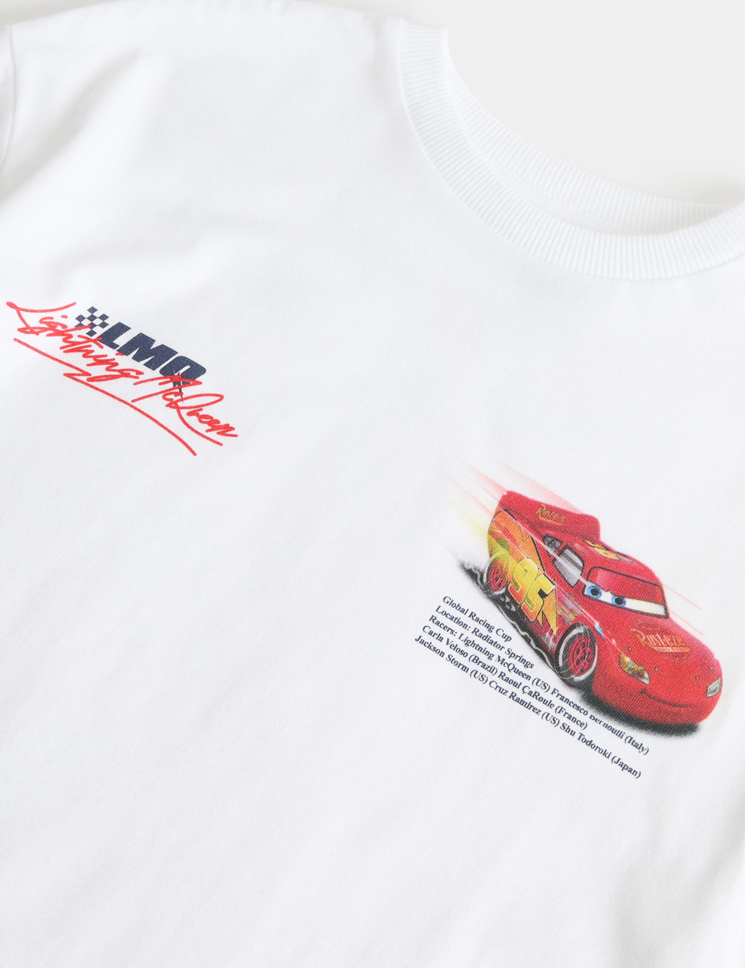 2 Pack Pure Cotton Disney Cars™ T-Shirts (2-8 Yrs) 2 of 2