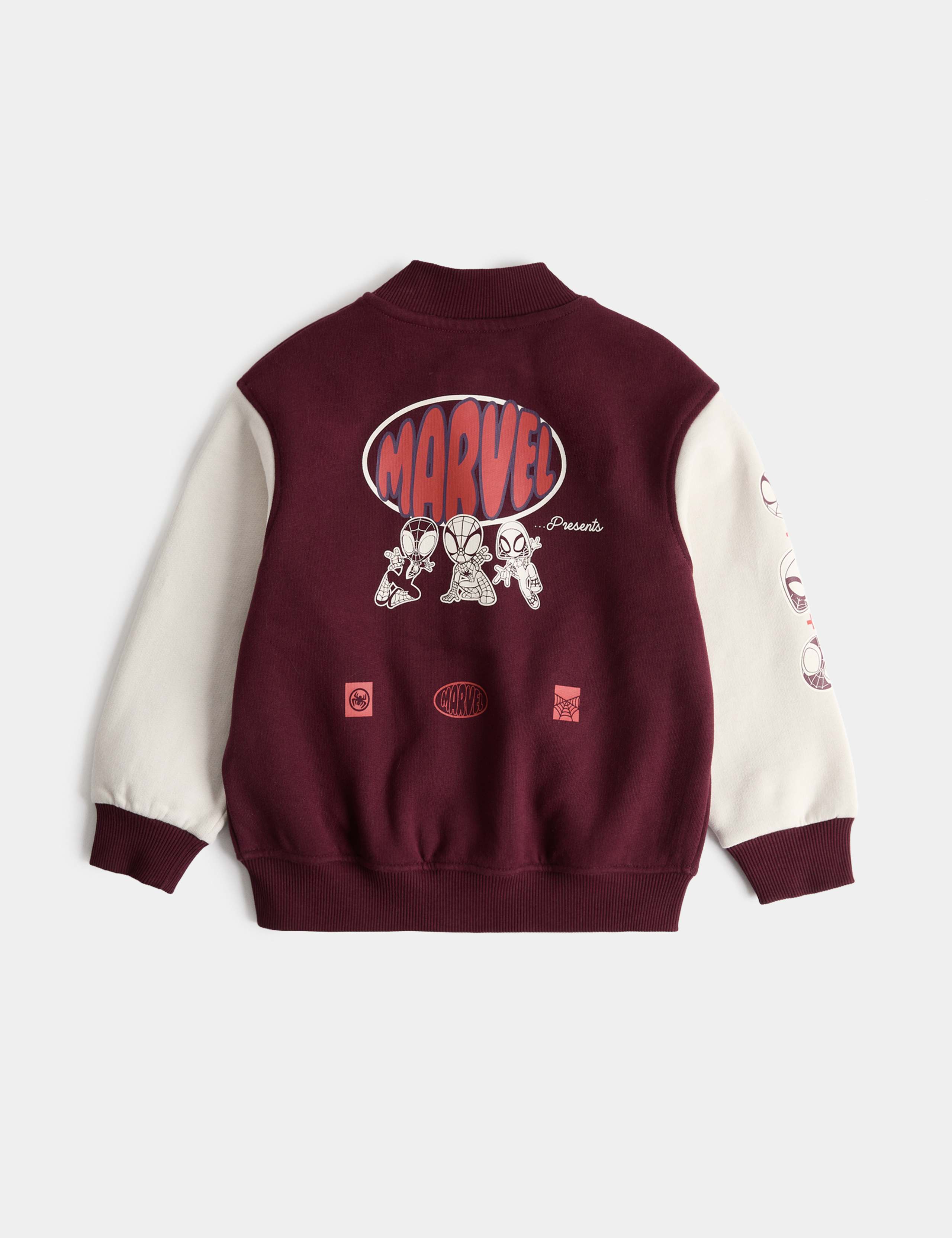 Cotton Rich Marvel™ Bomber Jacket (2-8 Yrs) 3 of 3