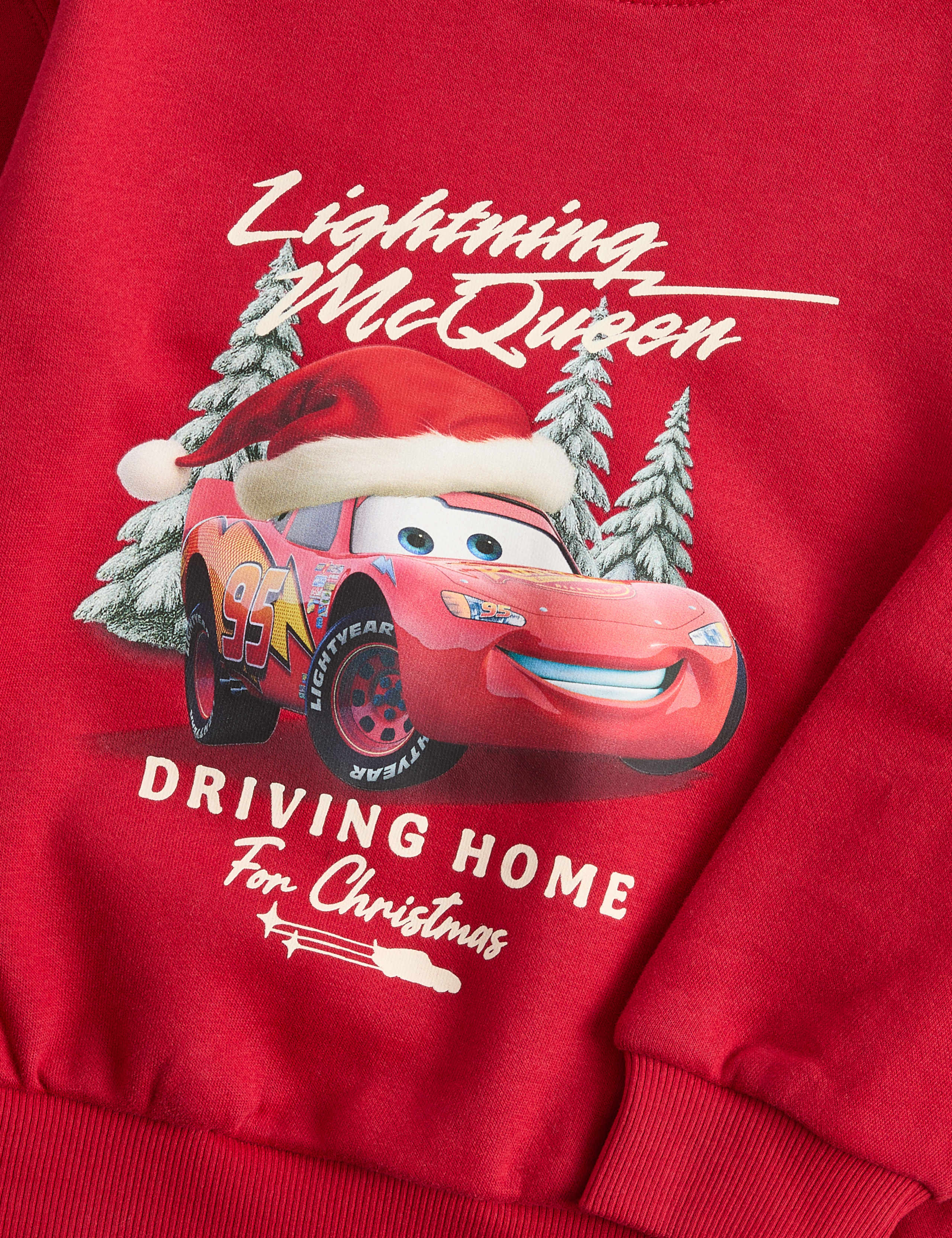 Cotton Rich Cars™ Christmas Sweatshirt (2-8 Yrs) 2 of 2