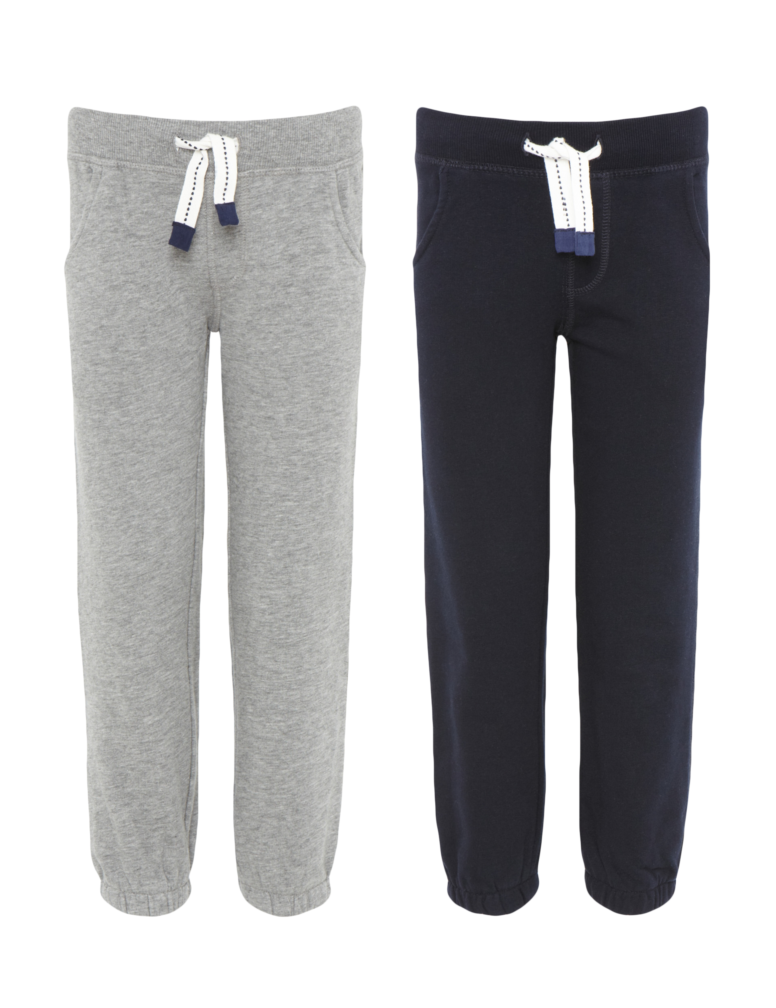 2 Pack Cotton Rich Drawstring Joggers 2 of 7