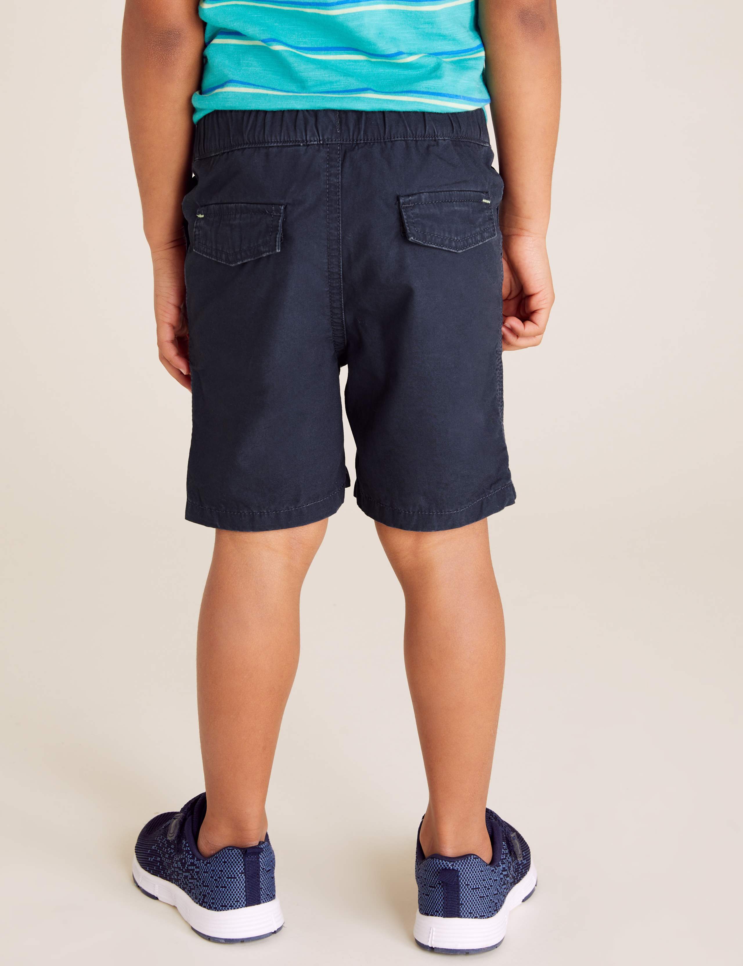 Pure Cotton Cargo Shorts (2-7 Yrs) 4 of 4