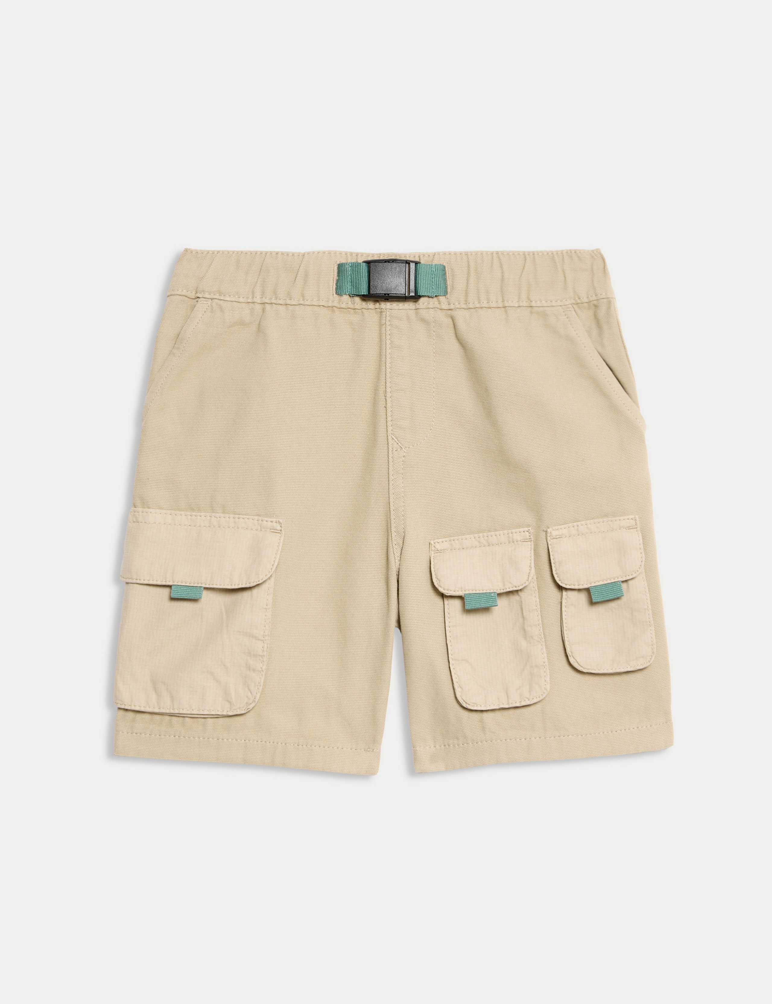 Pure Cotton Cargo Shorts (2-8 Yrs) 2 of 5