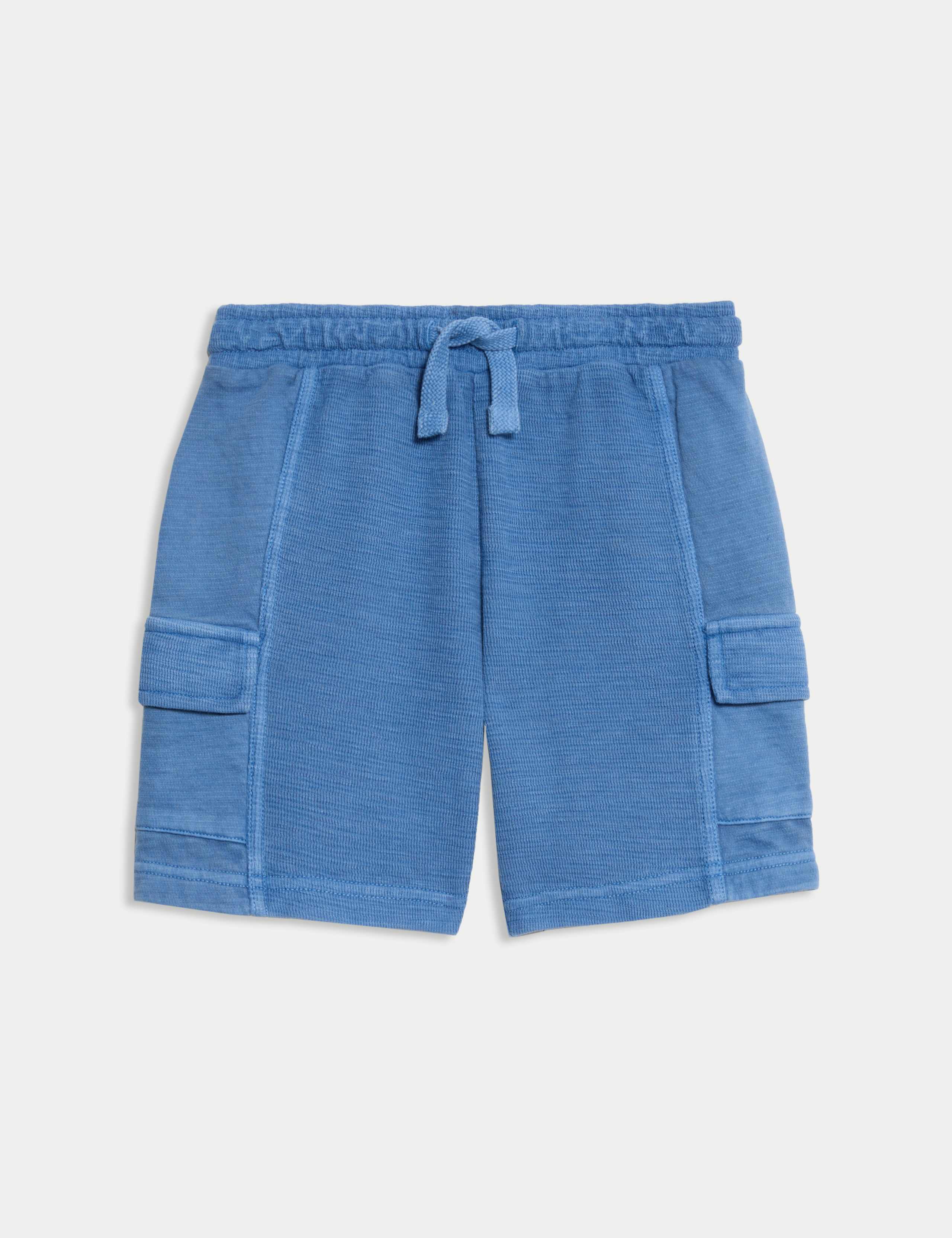 Pure Cotton Cargo Shorts (2 -8 Yrs) 1 of 1