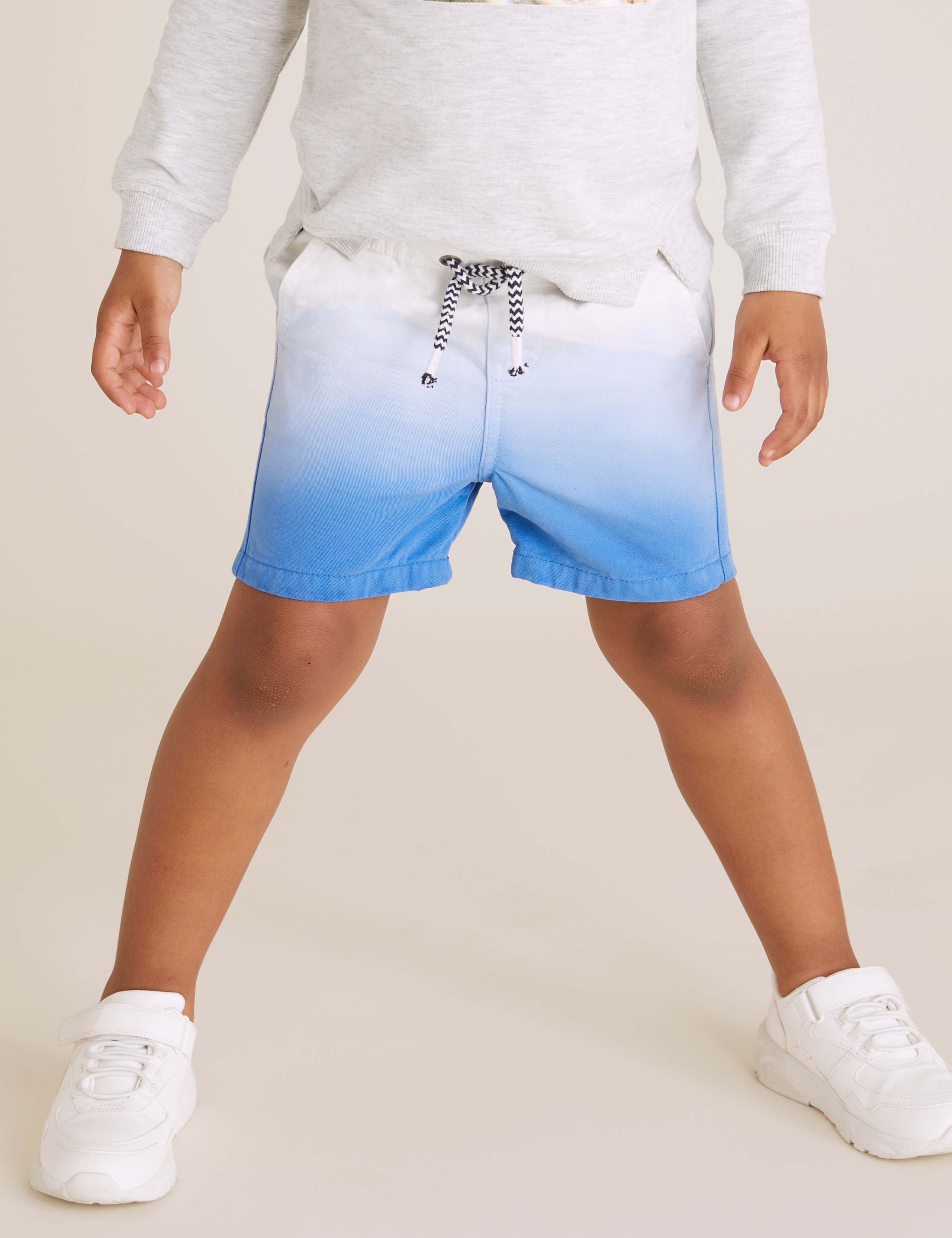 Pure Cotton Dip Dye Rugby Shorts (2-7 Yrs) 4 of 5