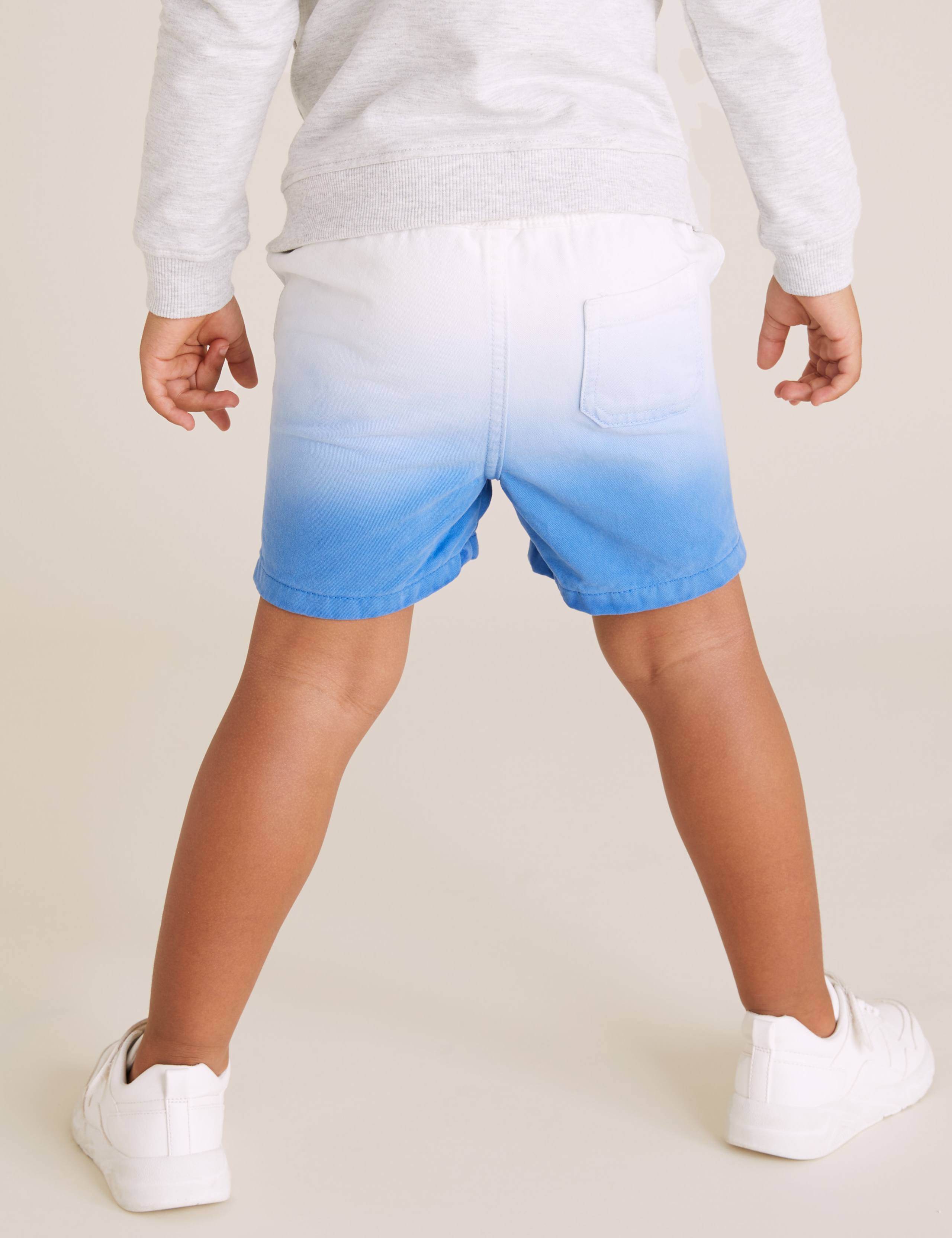 Pure Cotton Dip Dye Rugby Shorts (2-7 Yrs) 5 of 5