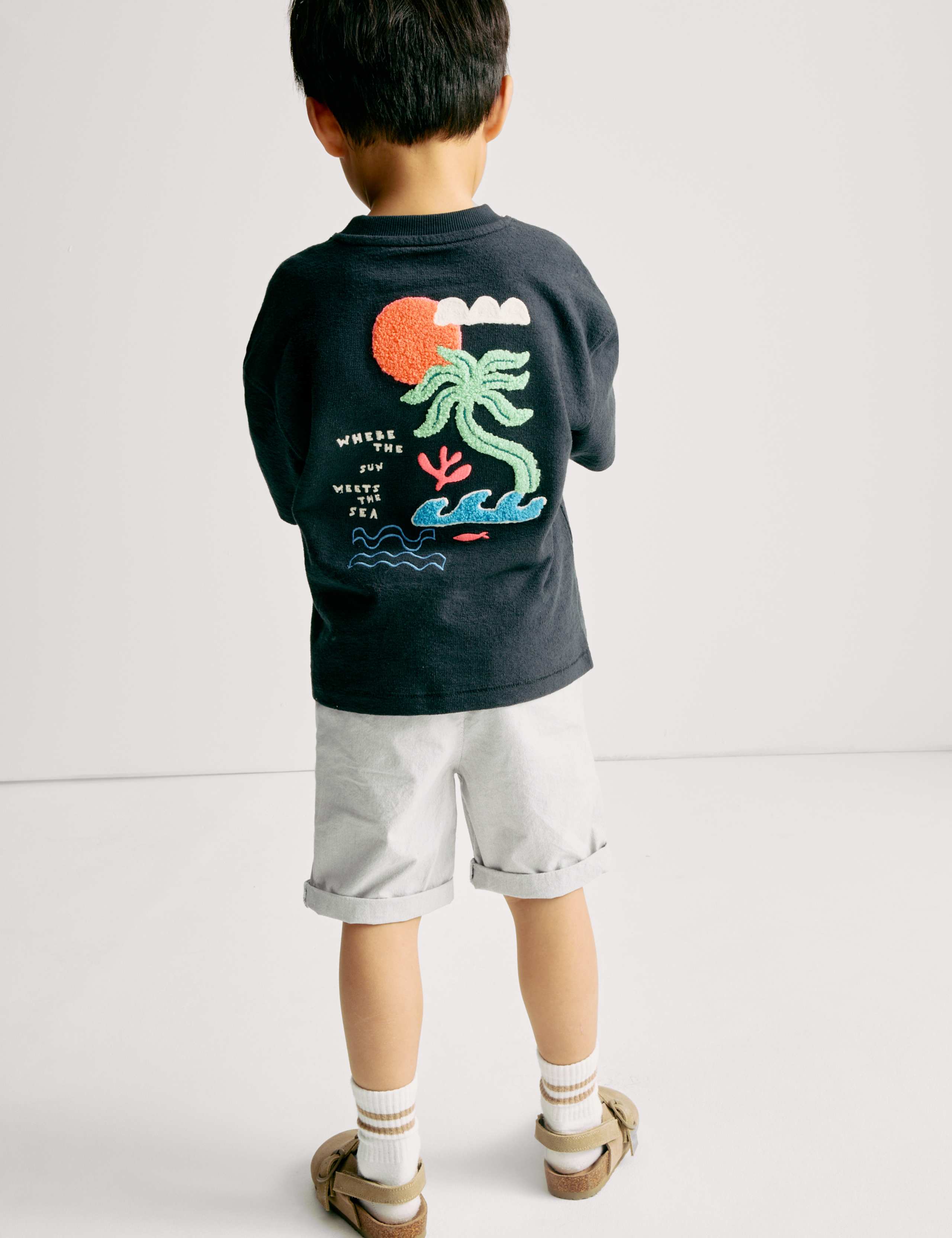 Cotton Rich Striped Chino Shorts (2-8 Yrs) 3 of 6