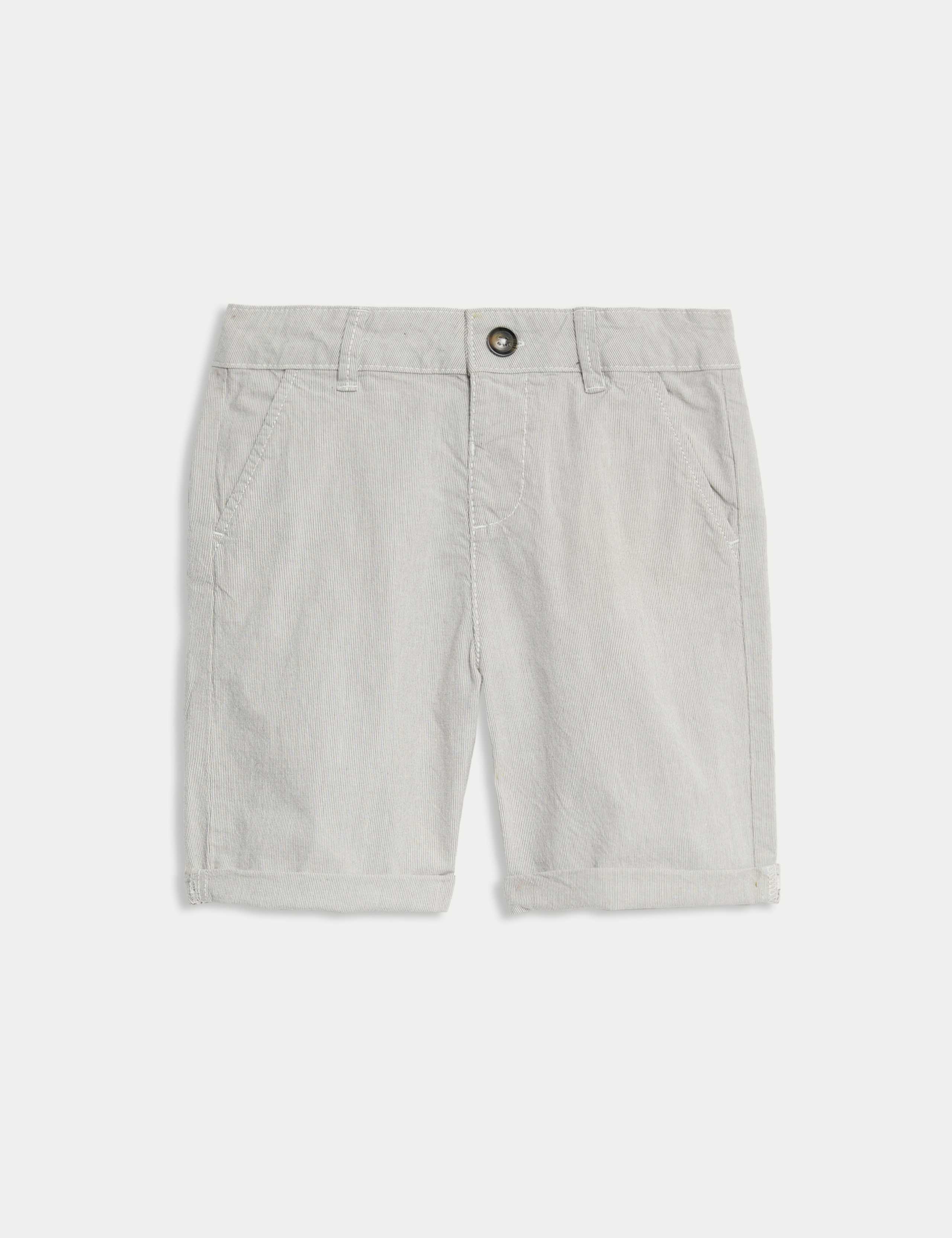 Cotton Rich Striped Chino Shorts (2-8 Yrs) 2 of 6