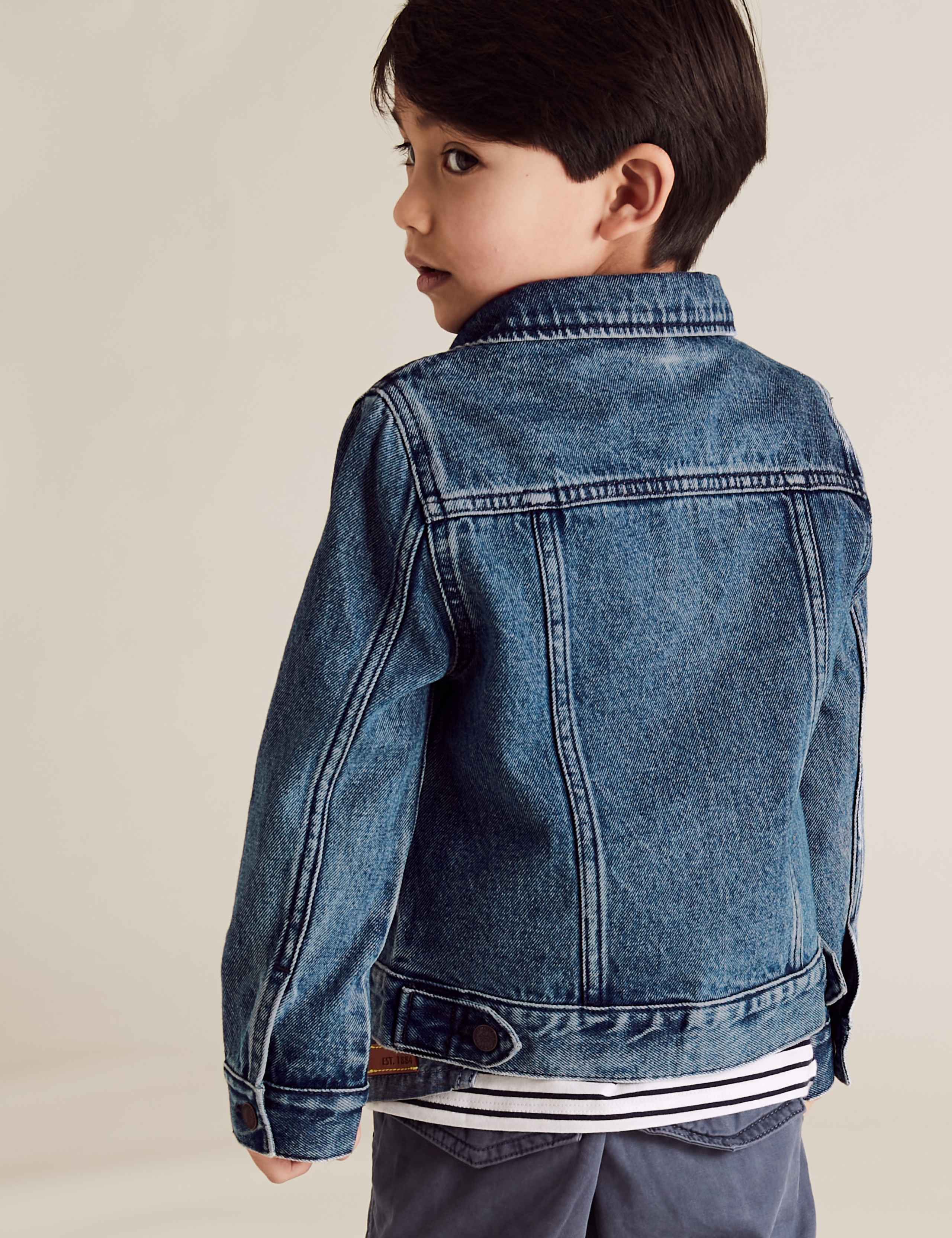 Pure Cotton Western Denim Jacket (2-7 Yrs) 4 of 4