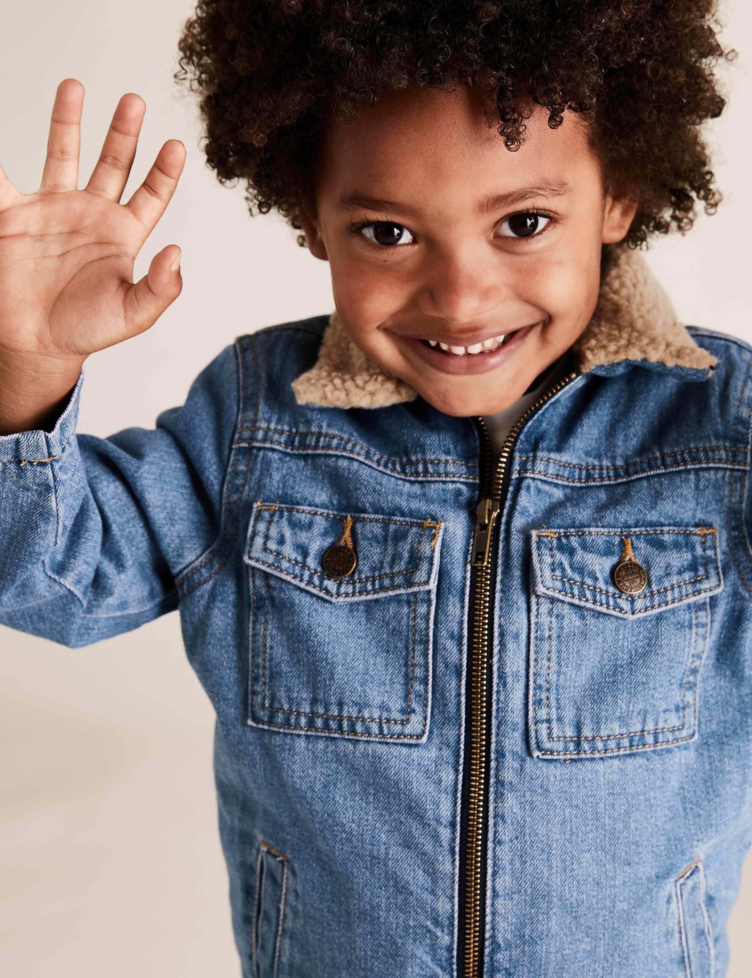 Denim Borg Lined Jacket (2-7 Yrs) 3 of 5