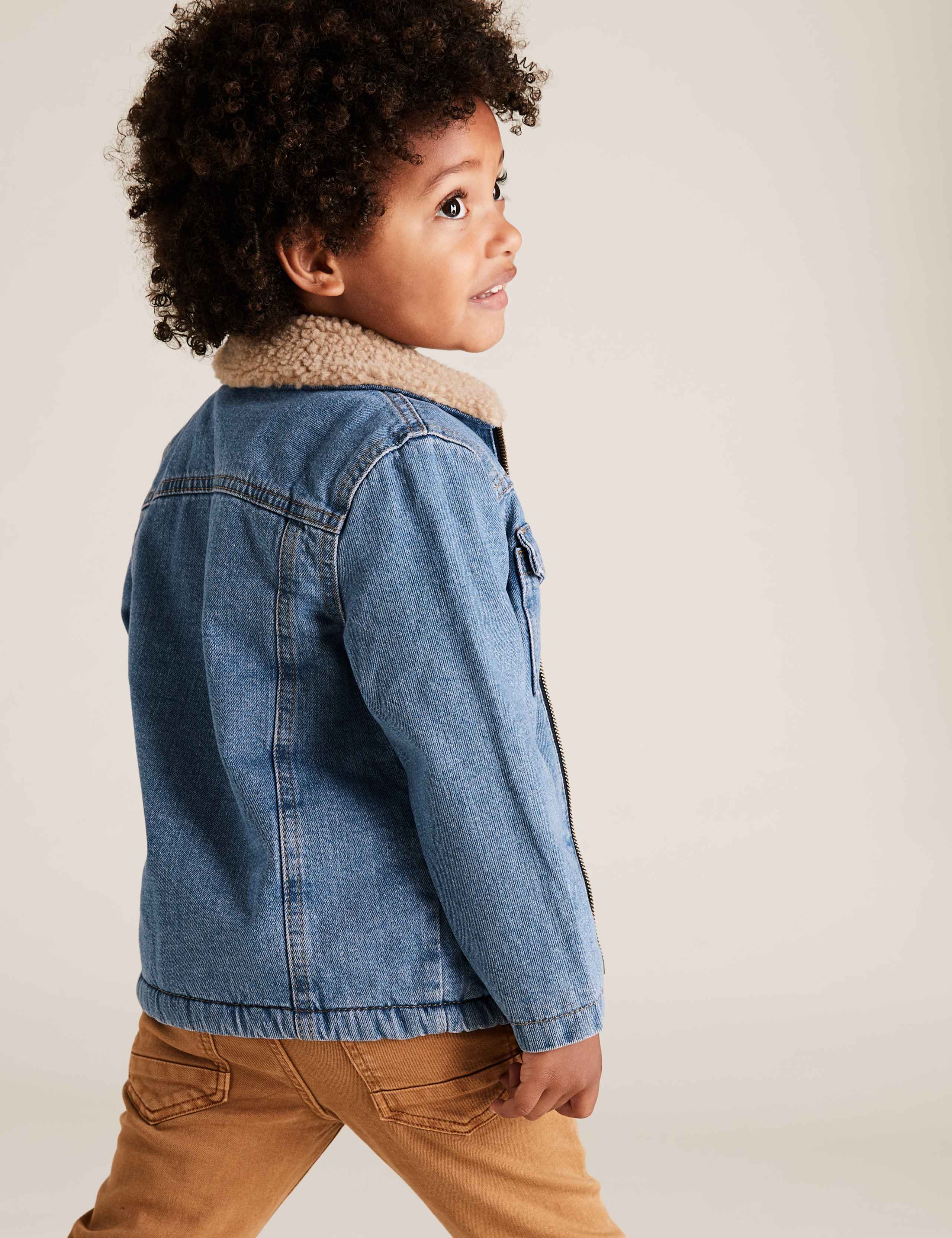 Denim Borg Lined Jacket (2-7 Yrs) 4 of 5