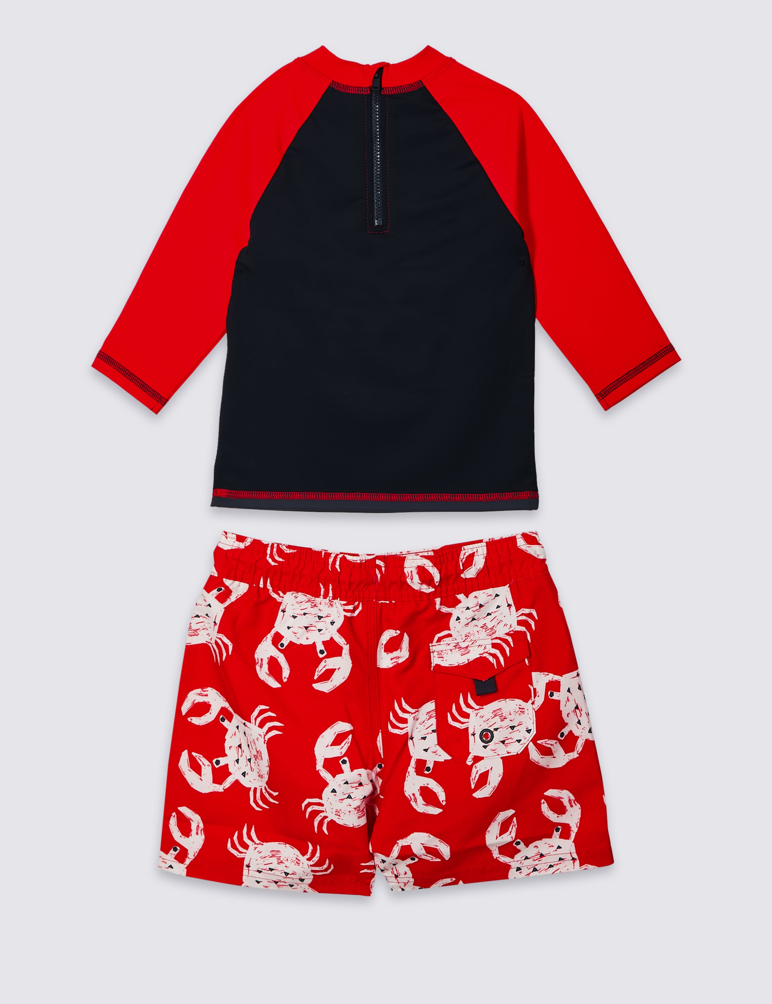 2 Piece Crab Swimsuit Set (3 Months - 7 Years) 2 of 3