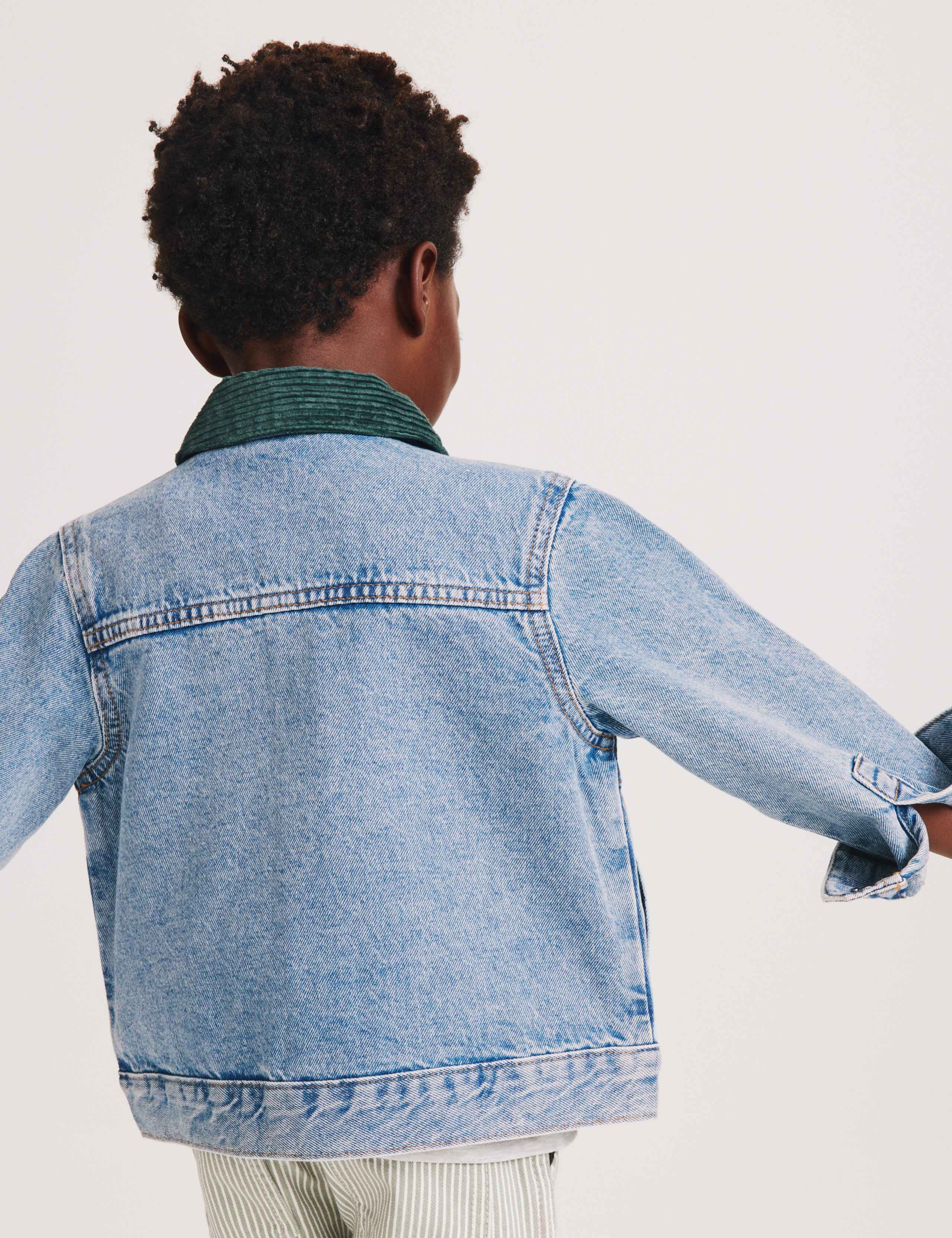 Pure Cotton Denim Shacket (2-8 Yrs) 4 of 9