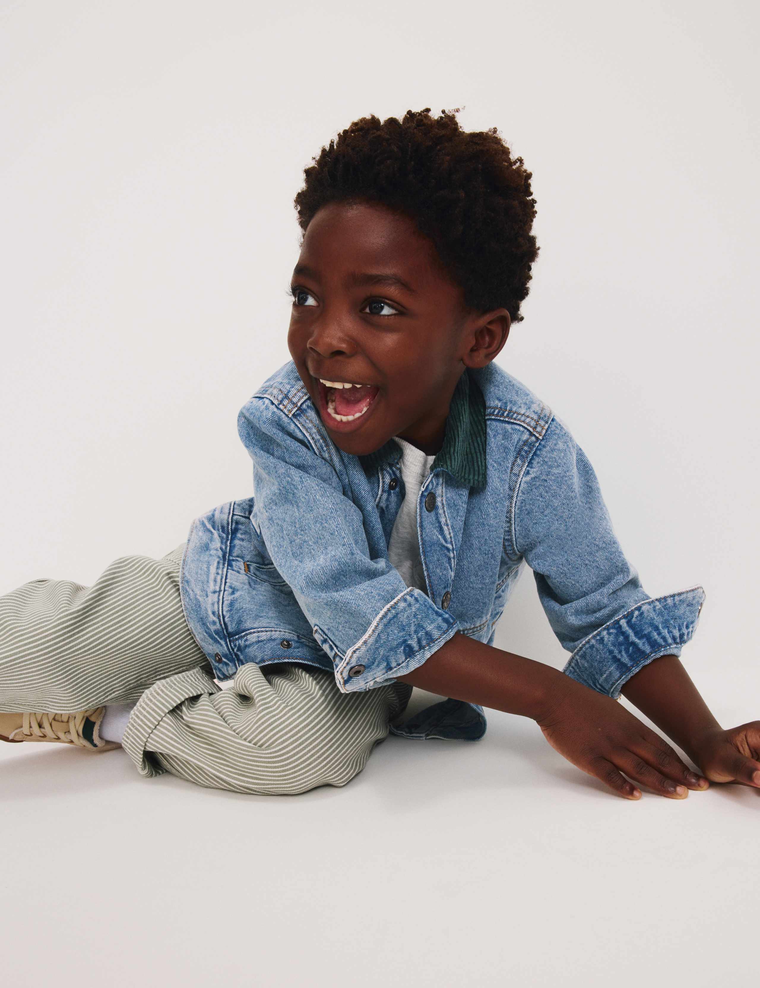 Pure Cotton Denim Shacket (2-8 Yrs) 6 of 9