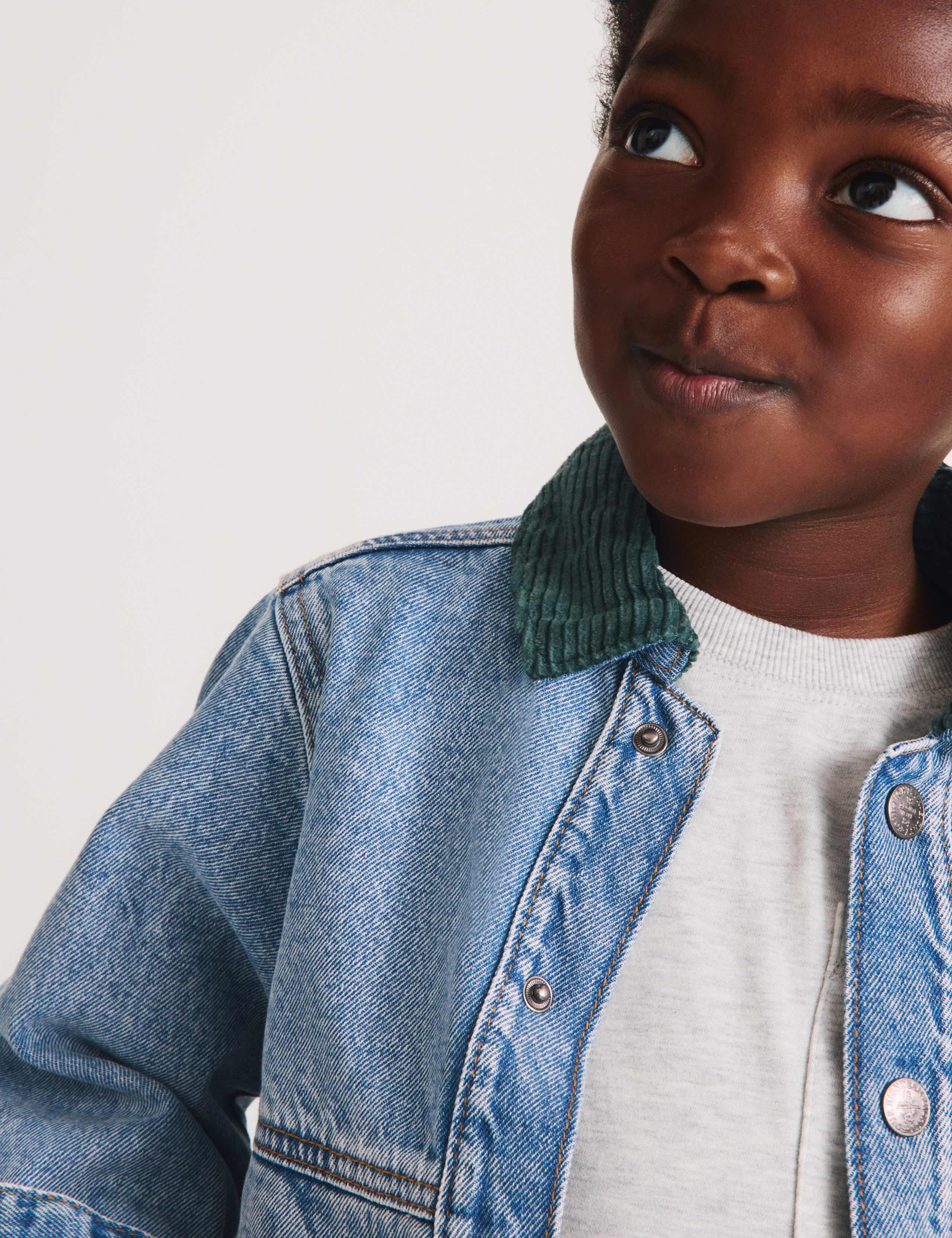 Pure Cotton Denim Shacket (2-8 Yrs) 7 of 9