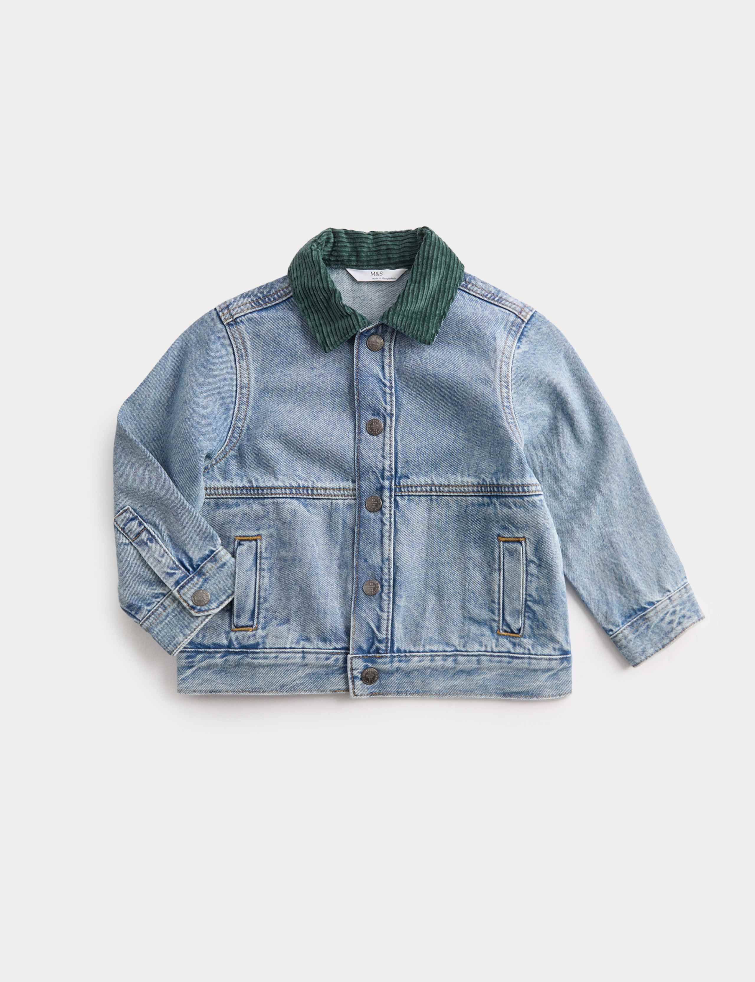Pure Cotton Denim Shacket (2-8 Yrs) 2 of 9