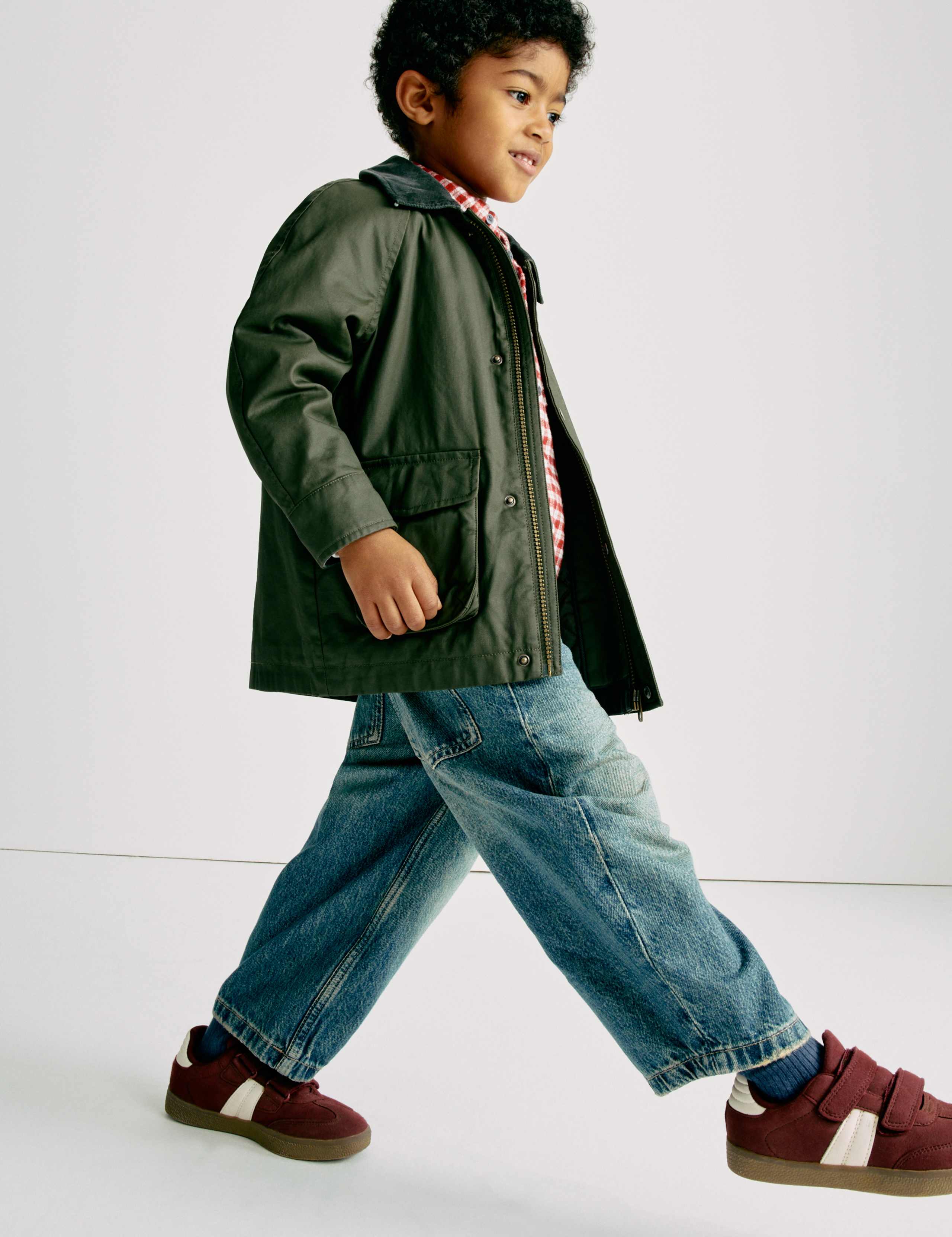 Waxed Jacket With Corduroy Collar (2-8 Yrs) 4 of 9