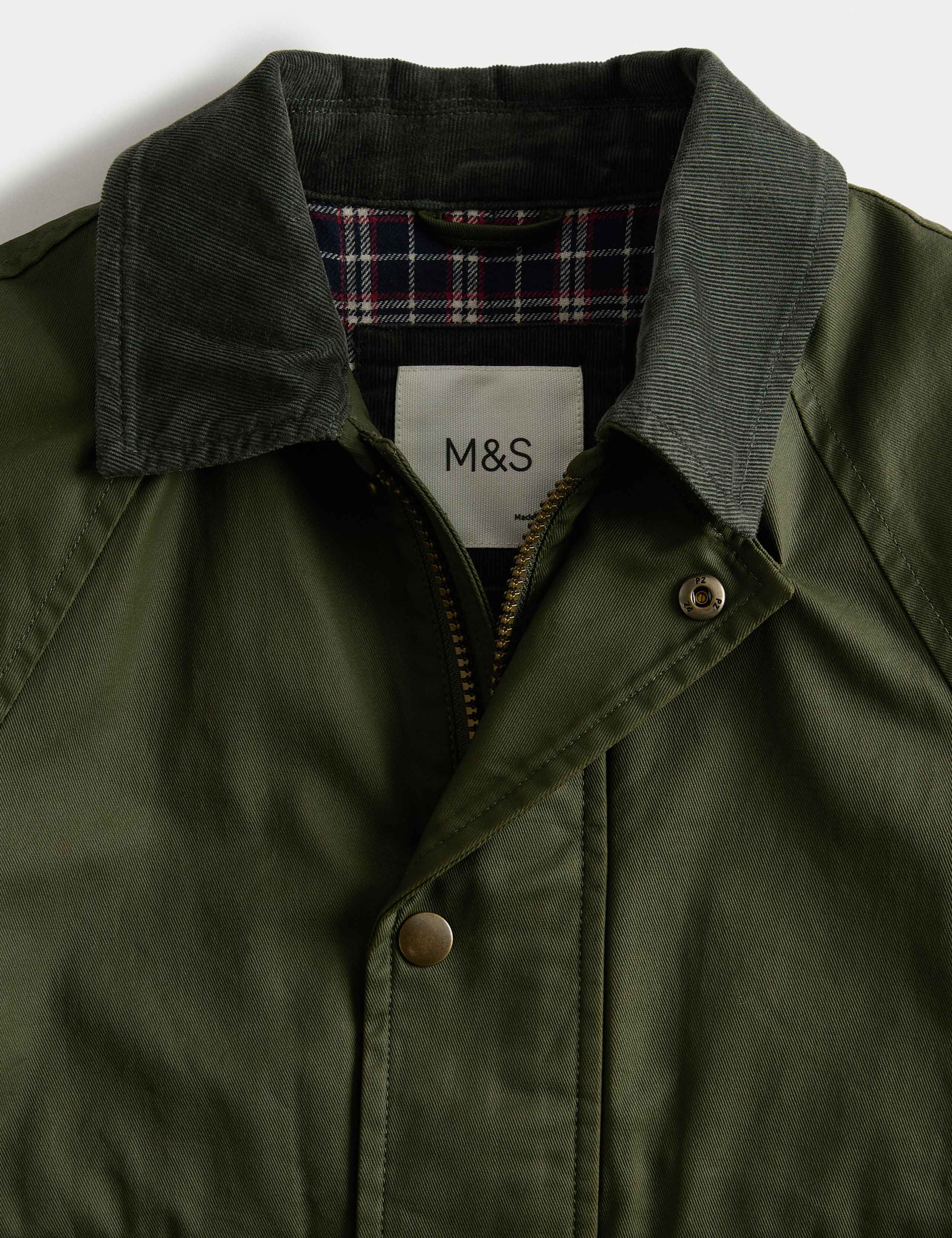 Waxed Jacket With Corduroy Collar (2-8 Yrs) 3 of 3