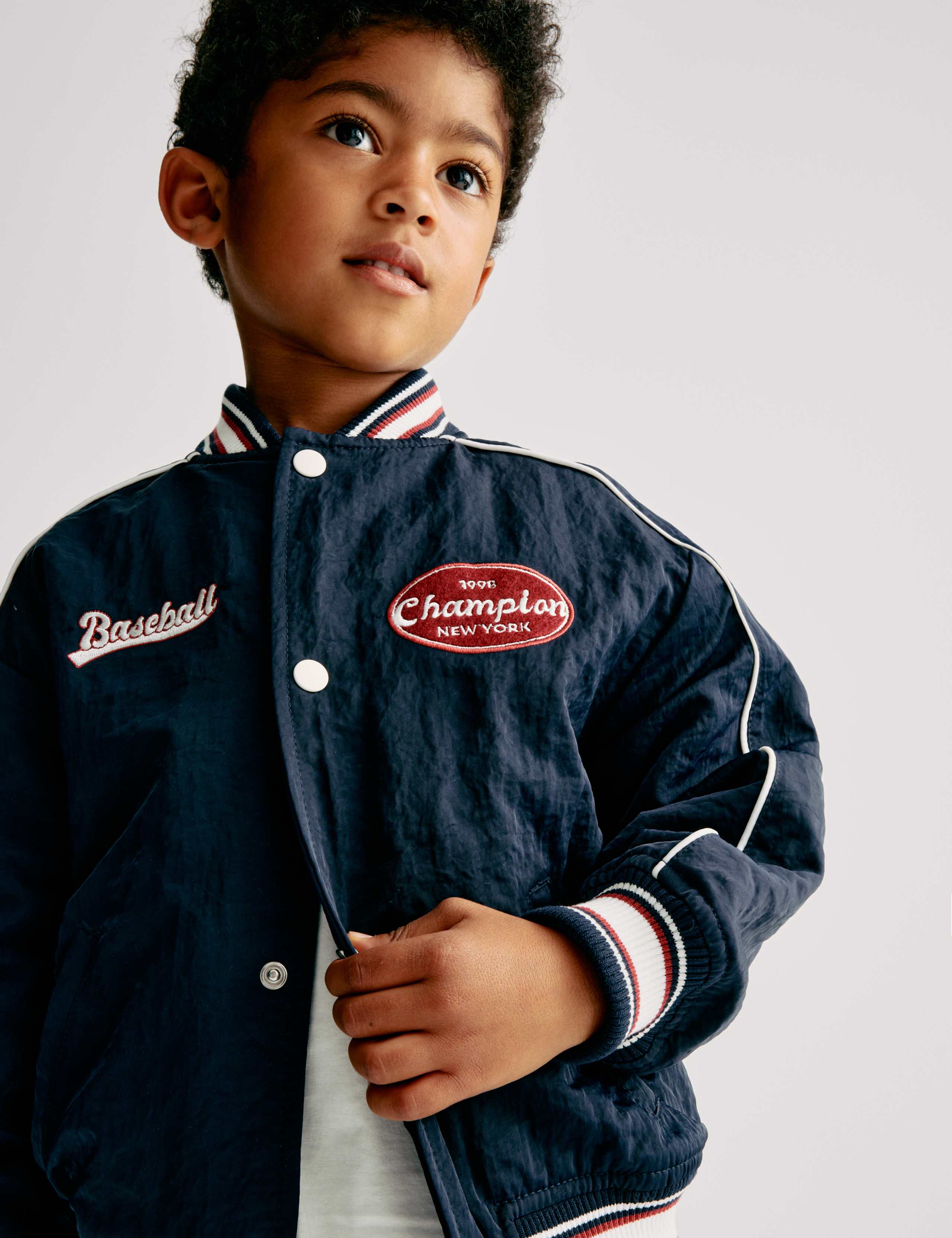 New York Slogan Bomber (2-8 Yrs) 3 of 8