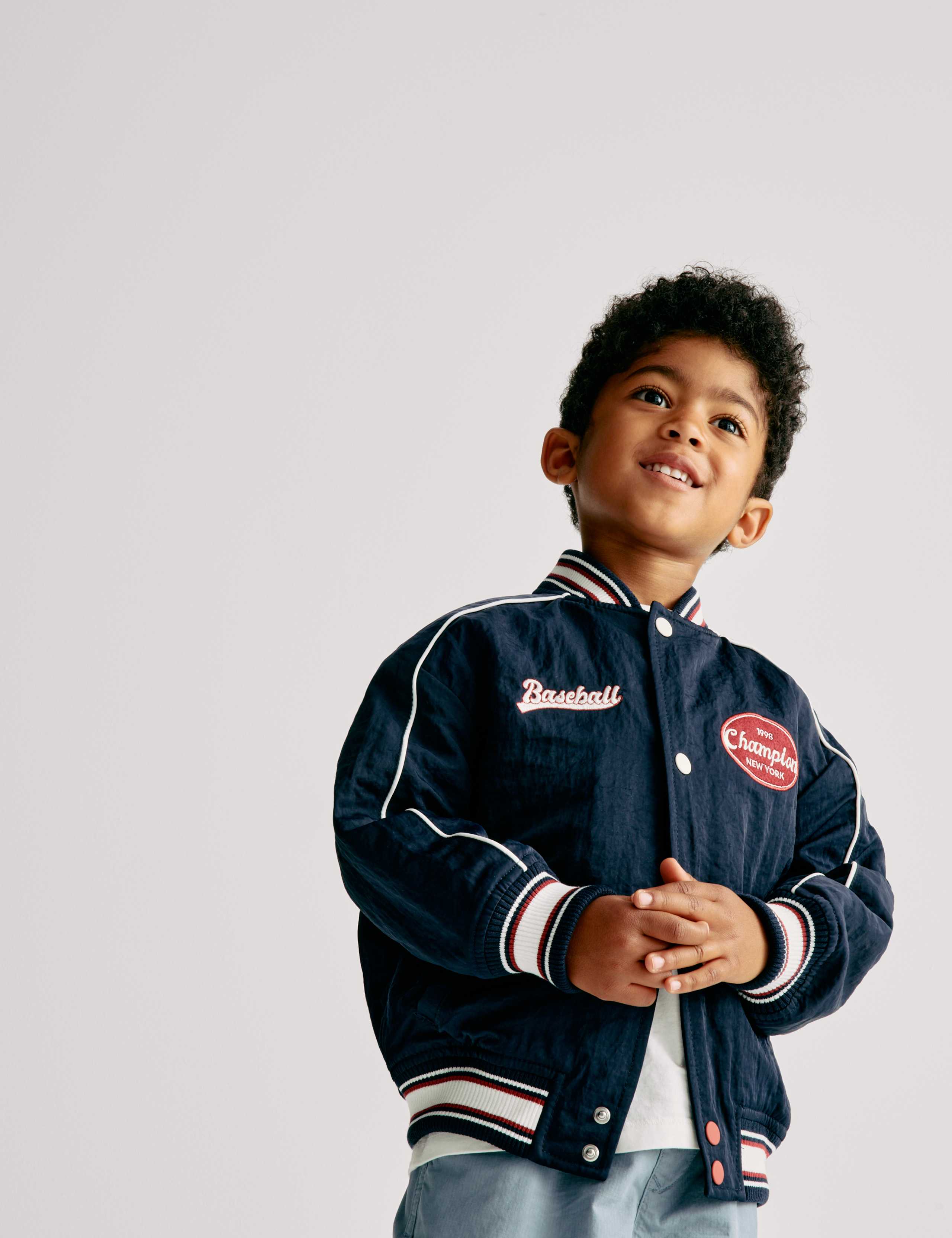 New York Slogan Bomber (2-8 Yrs) 6 of 8