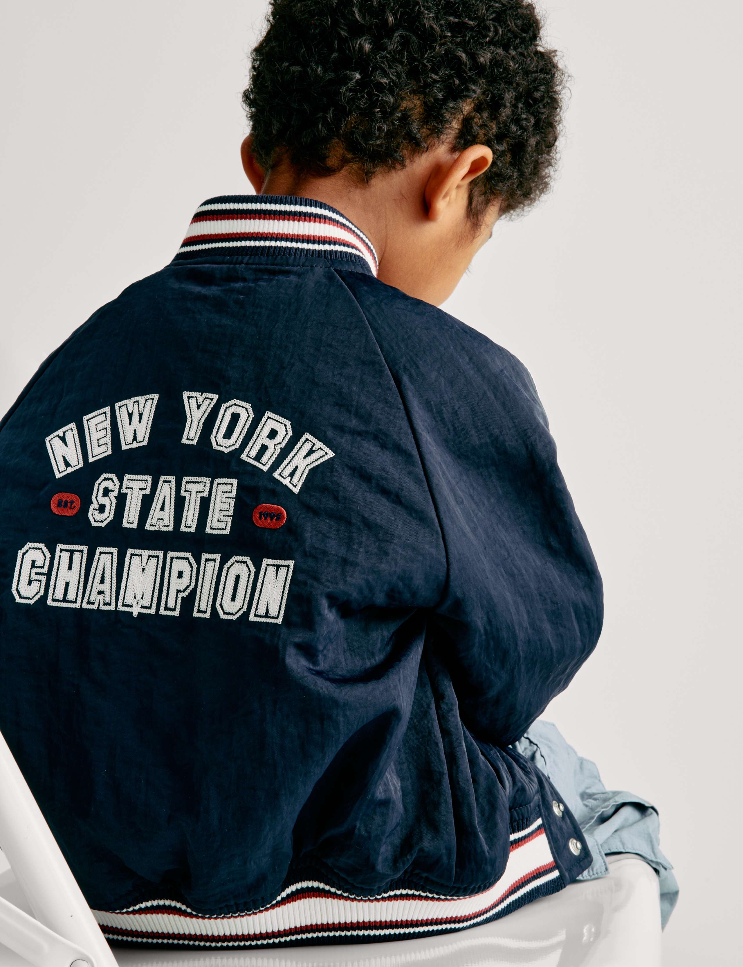 New York Slogan Bomber (2-8 Yrs) 7 of 8