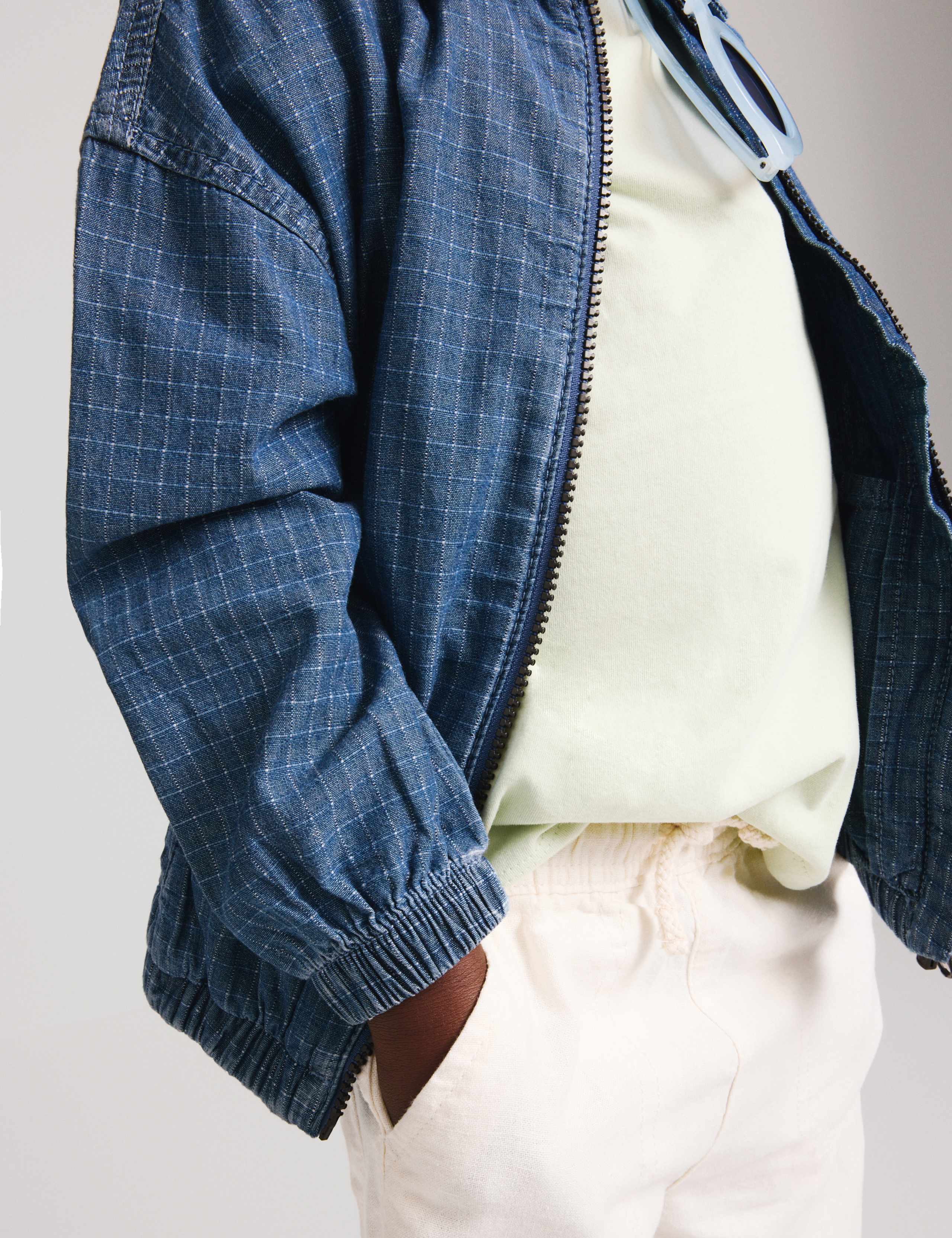 Pure Cotton Denim Ripstop Jacket (2-8 Yrs) 6 of 9