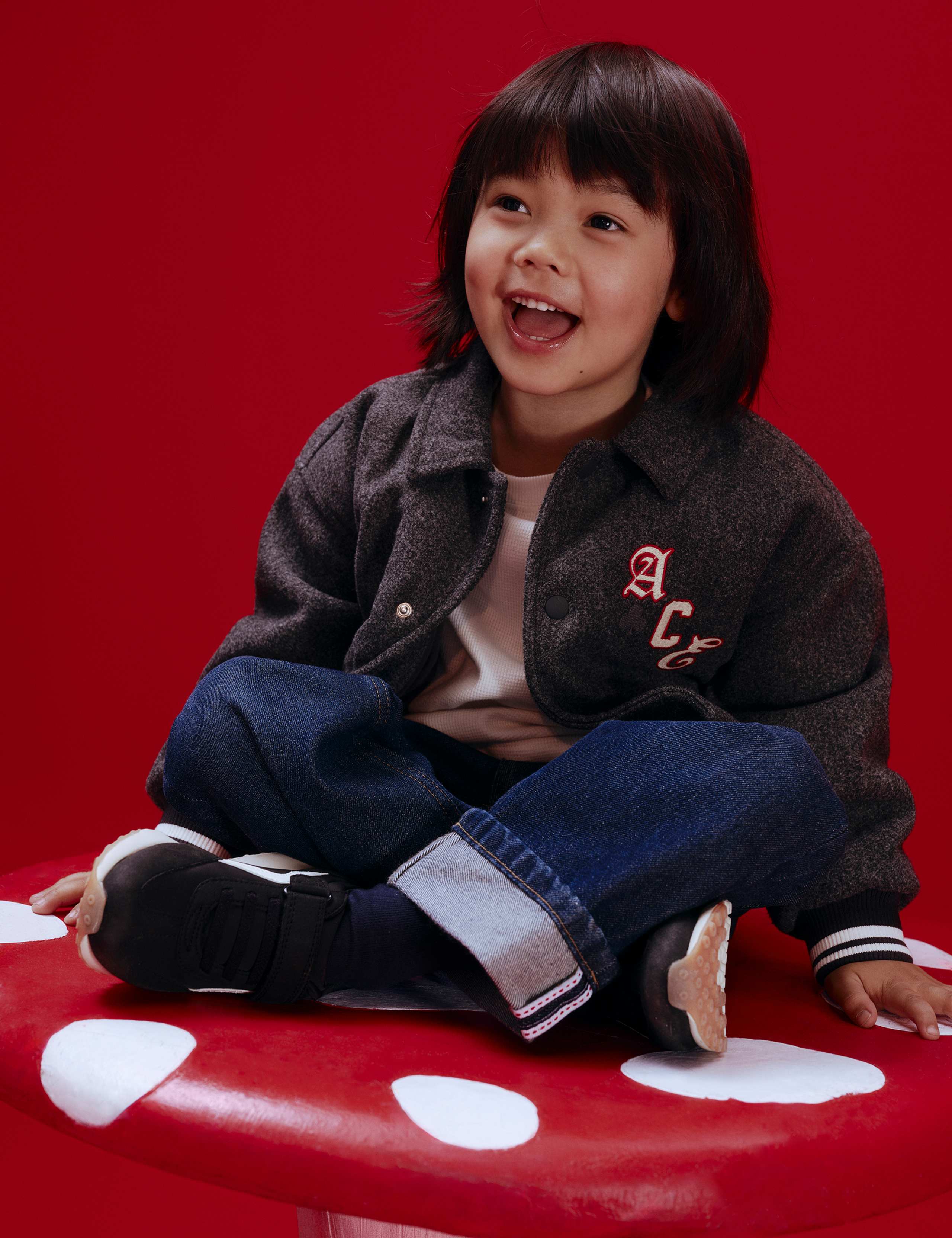 Embroidered Baseball Bomber Jacket (2-8 Yrs) 3 of 4