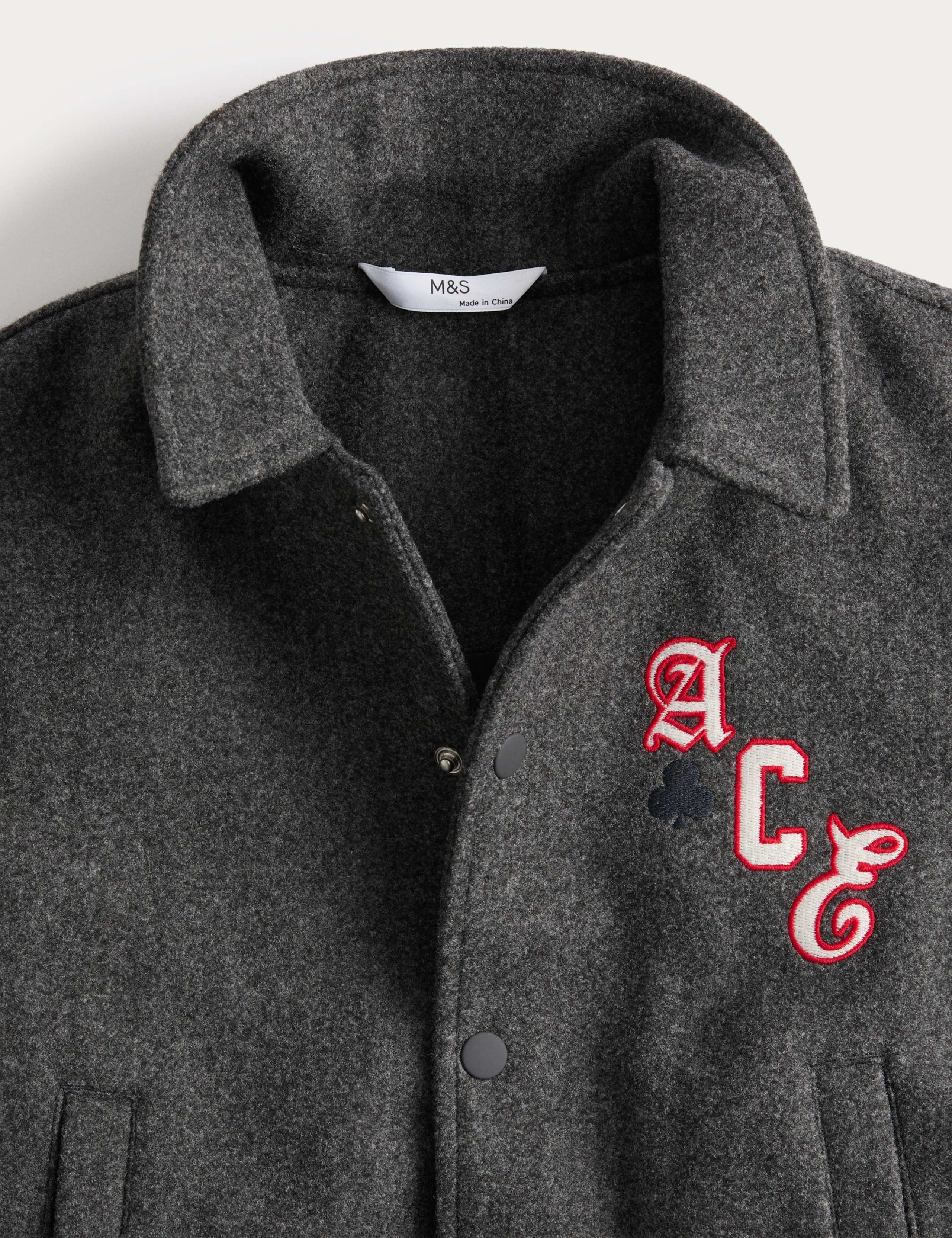 Embroidered Baseball Bomber Jacket (2-8 Yrs) 2 of 2