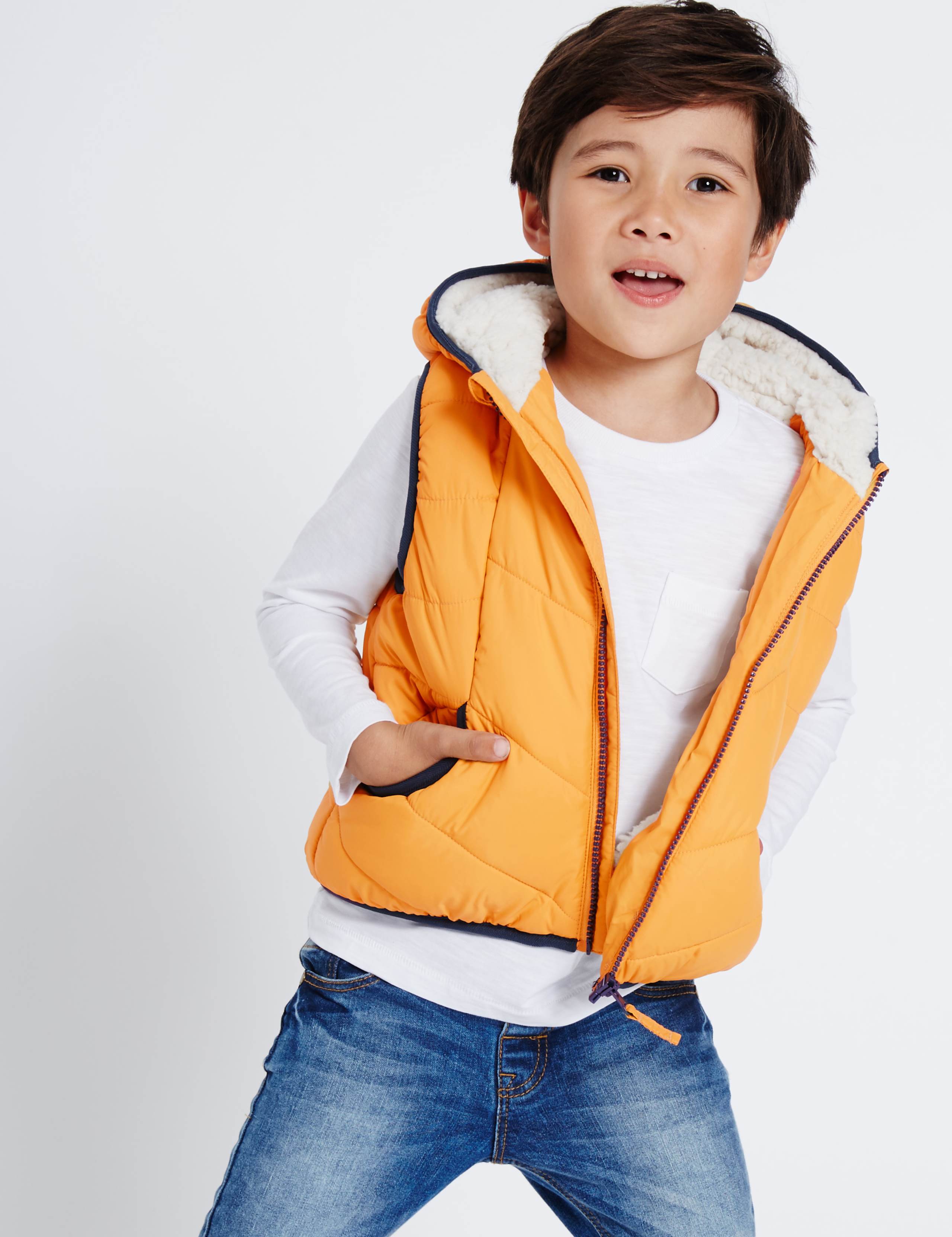 Padded 2 Pocket Gilet (3 Months - 7 Years) 1 of 6