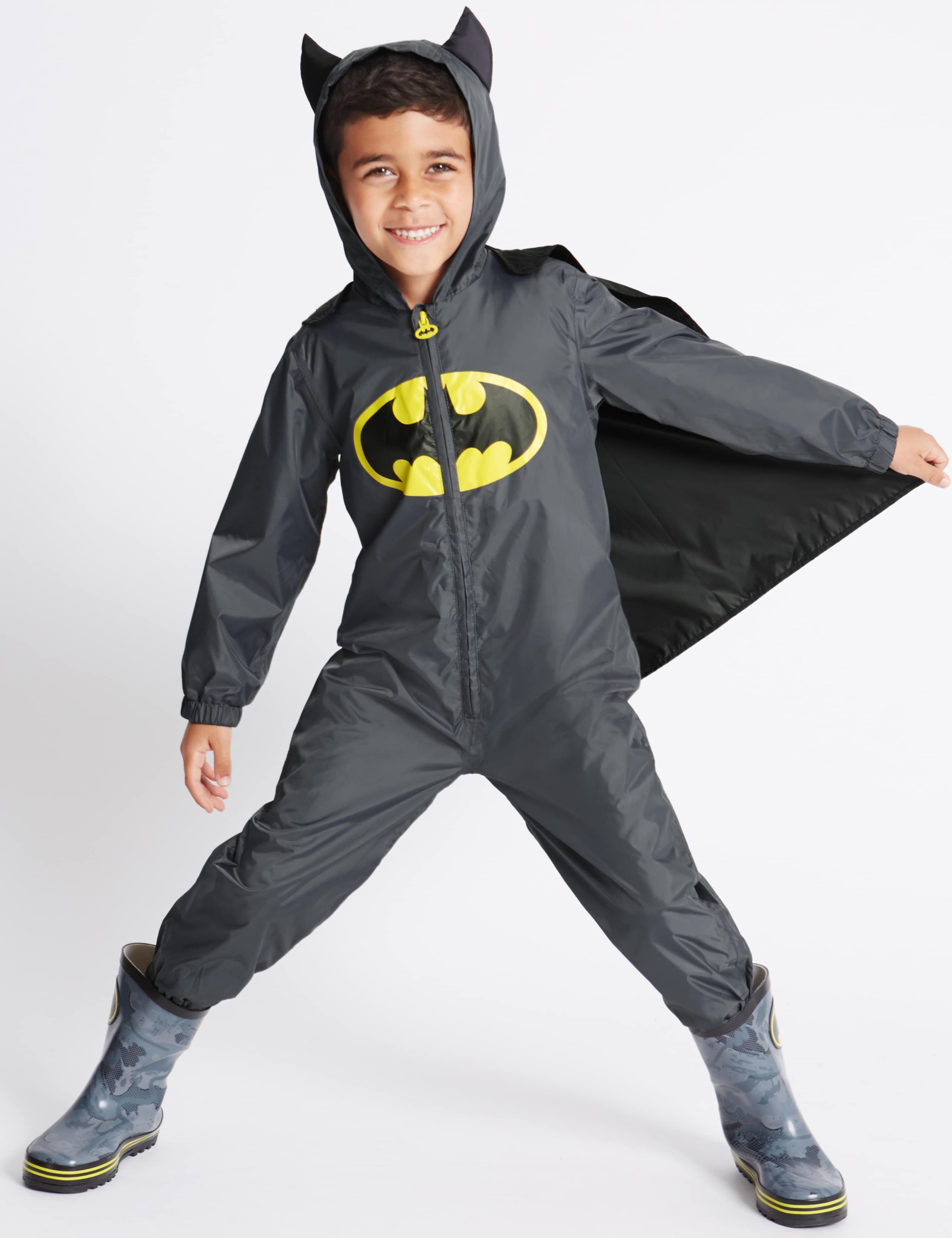 Kids' Batman™ Puddle Suit (1-7 Years) 1 of 6