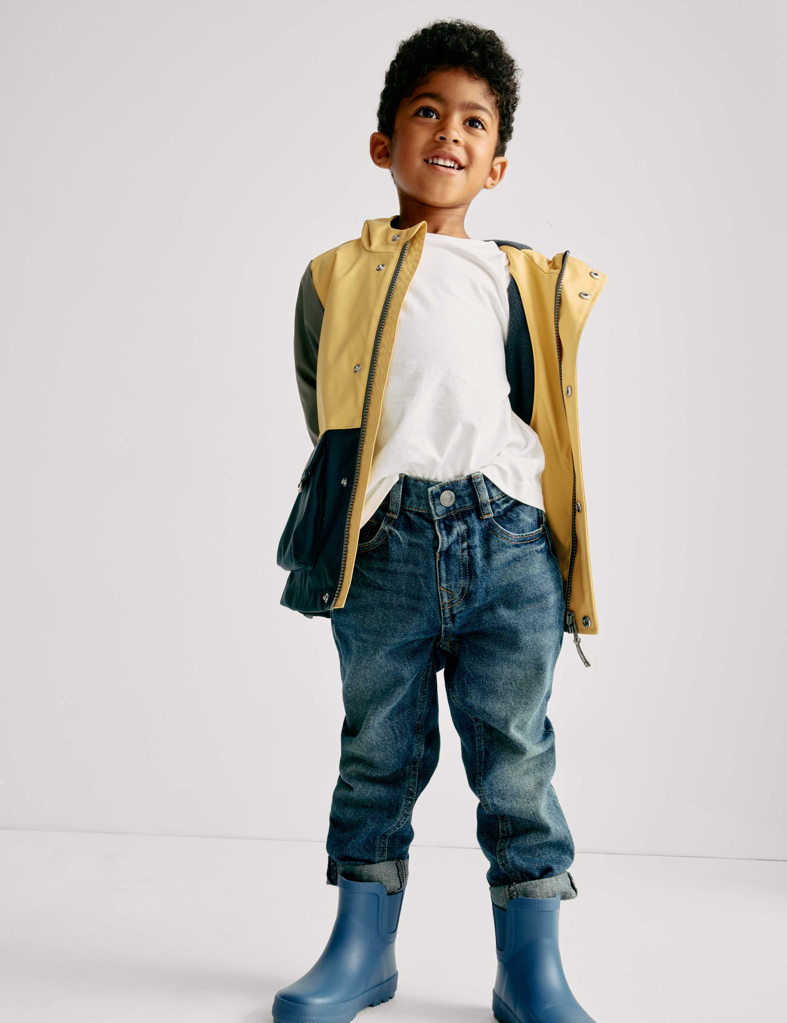 Colour Block Fisherman Coat (2-8 Yrs) 3 of 7