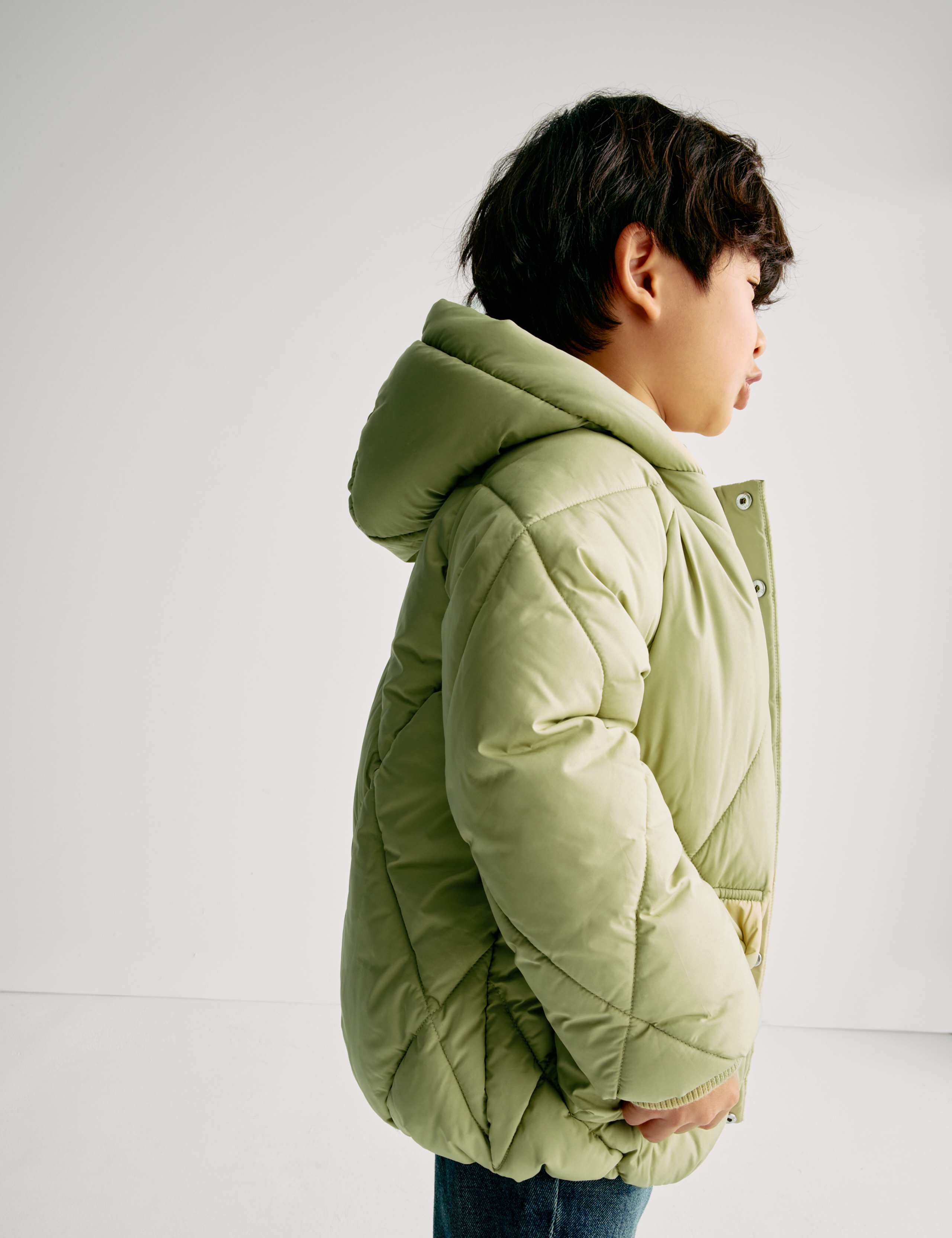 Midweight Padded Hooded Coat (2-8 Yrs) 3 of 8