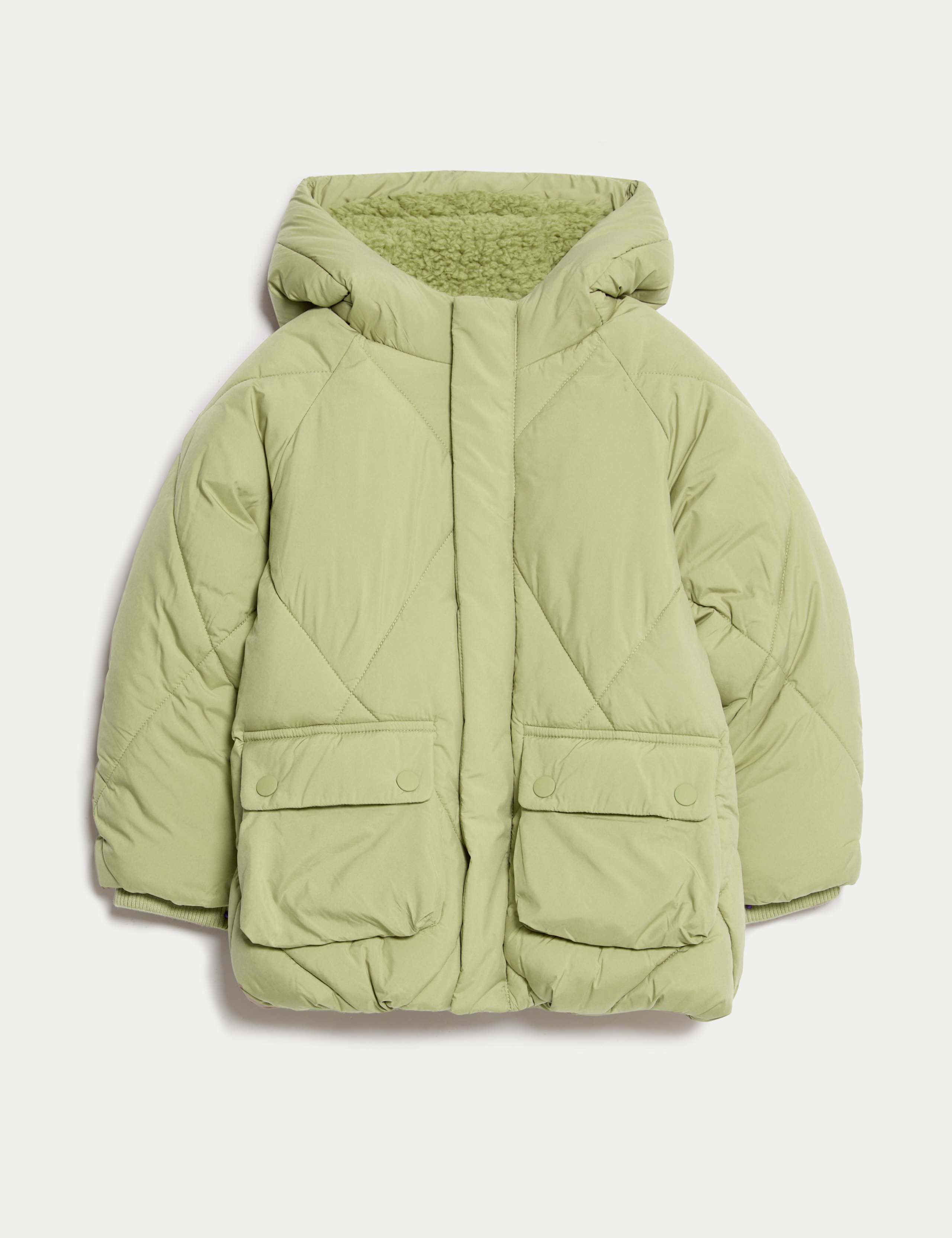 Midweight Padded Hooded Coat (2-8 Yrs) 2 of 8